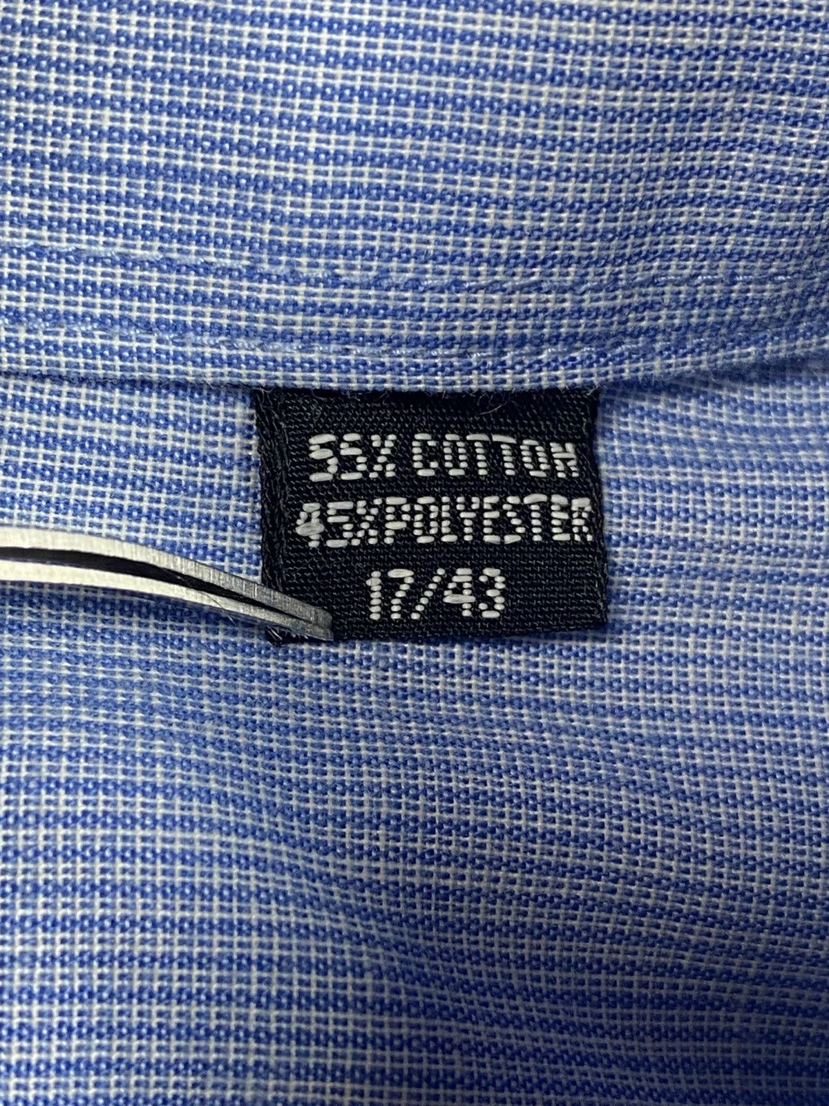 Dior Christian Dior Monsieur Blue Button Down Shirt Size 17 XL Size US XL / EU 56 / 4 - 16 Thumbnail