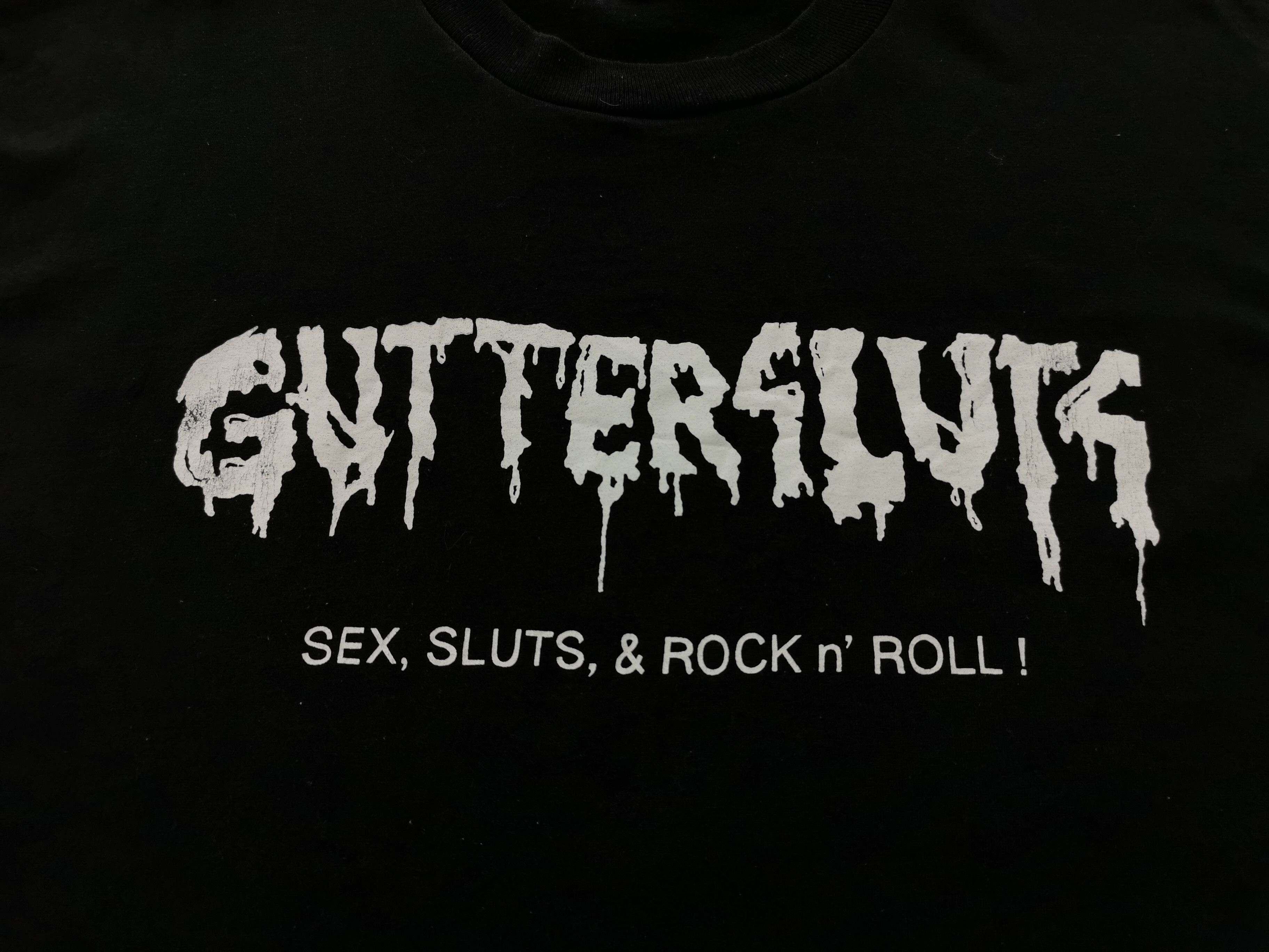 Band Tees Vintage 90's Guttersluts American Glam Metal Band Tee Size US XXL / EU 58 / 5 - 4 Thumbnail