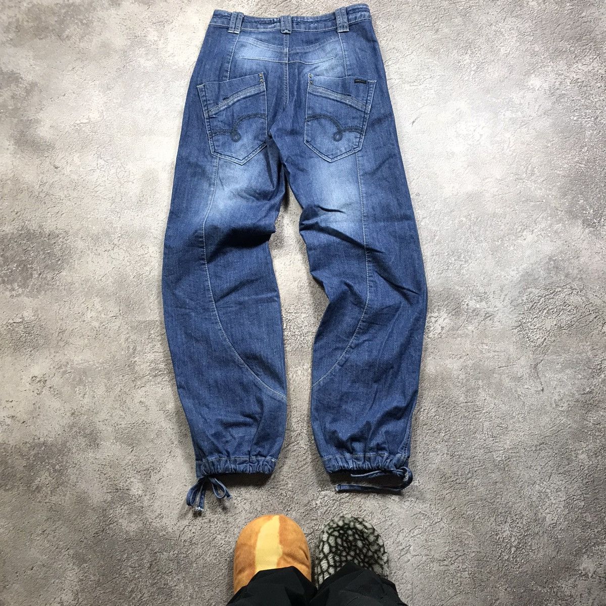 Vintage Vintage 90s Baggy Distressed Cargo Pants Grunge Y2K Logo 25 Size 25" / US 0 / IT 36 - 4 Thumbnail