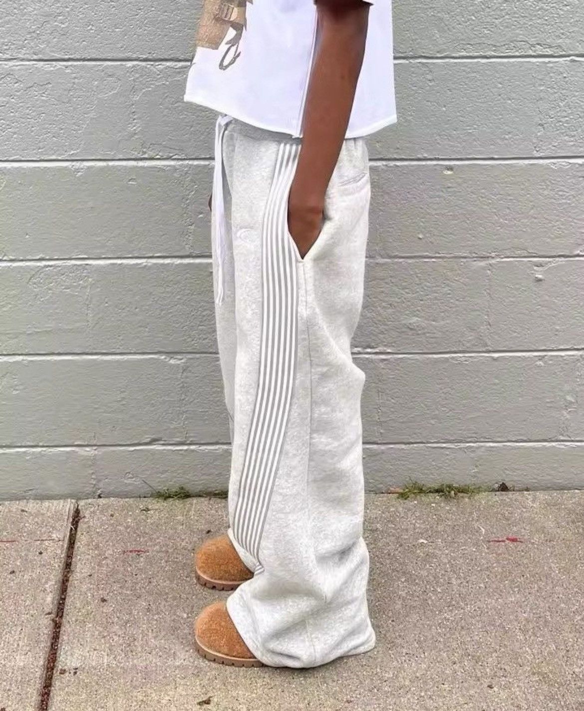 Japanese Brand × Other Pure Cotton Elastic Waist Baggy Sweatpants Size US 34 / EU 50 - 7 Thumbnail