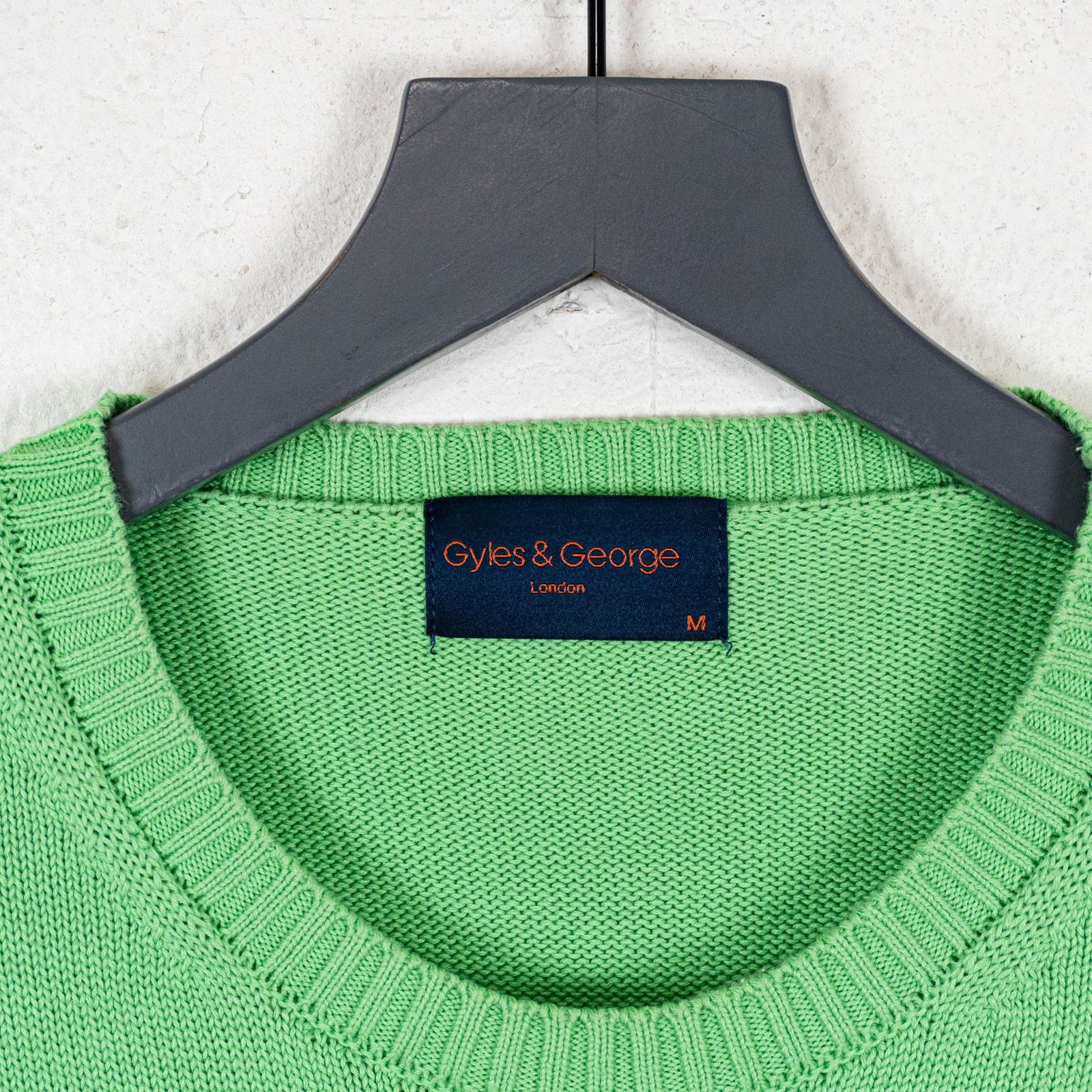 Other GYLES & GEORGE Taurus Sweater Black Green cotton knit M Size US M / EU 48-50 / 2 - 4 Thumbnail