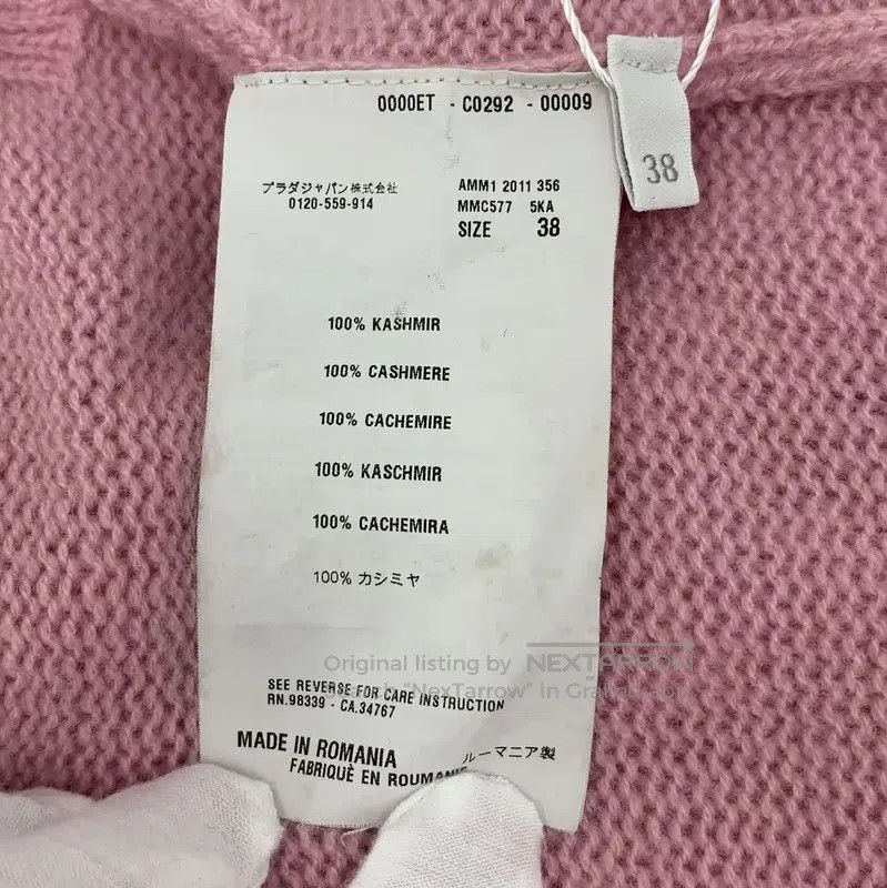 Miu Miu Miu Miu Pink Cashmere Cardigan for Women . Size S / US 4 / IT 40 - 6 Thumbnail