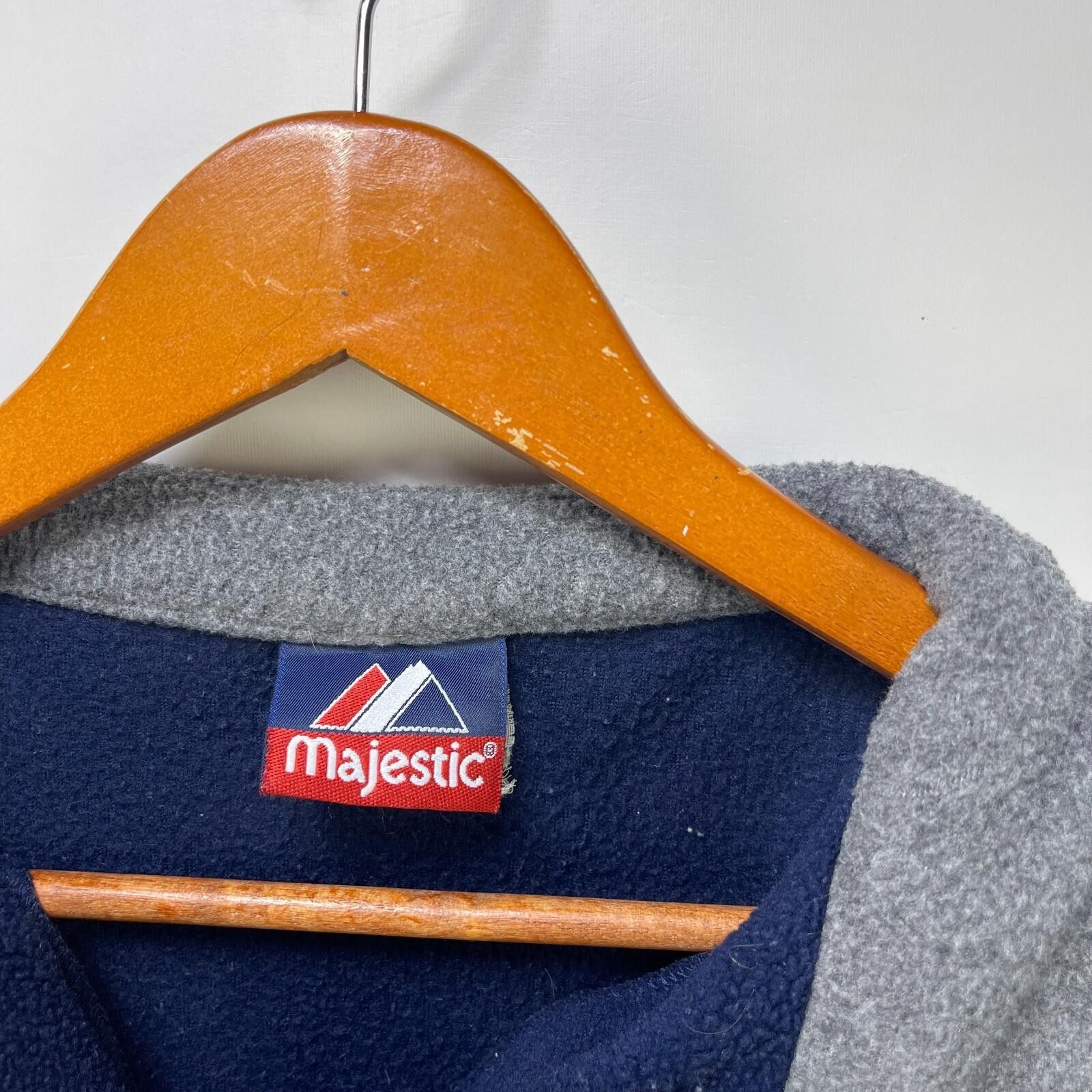 Majestic Vintage 90s New York Yankees Fleece Sweater 2XL Size ONE SIZE - 4 Thumbnail