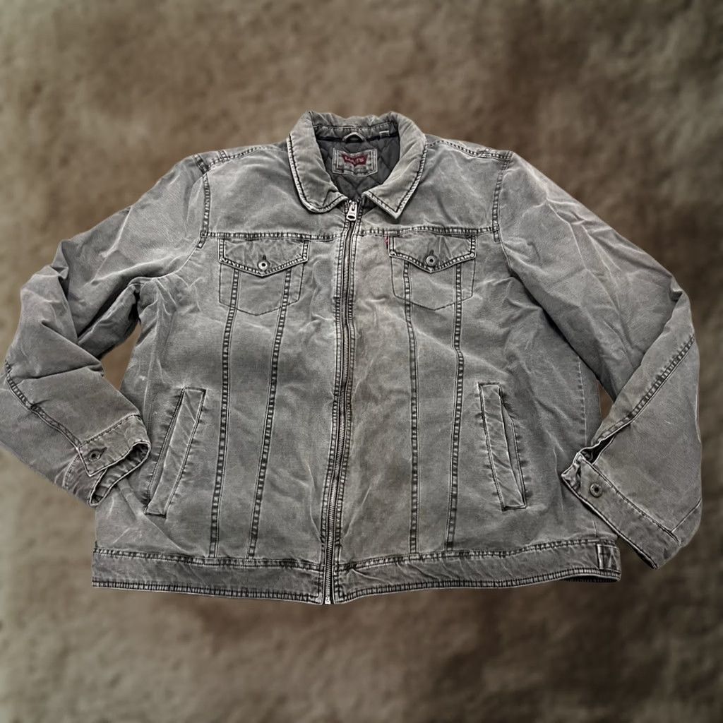 Levi's Levi's Trucker Jacket XXL Men's Green Utility Size US XXL / EU 58 / 5 - 1 Thumbnail