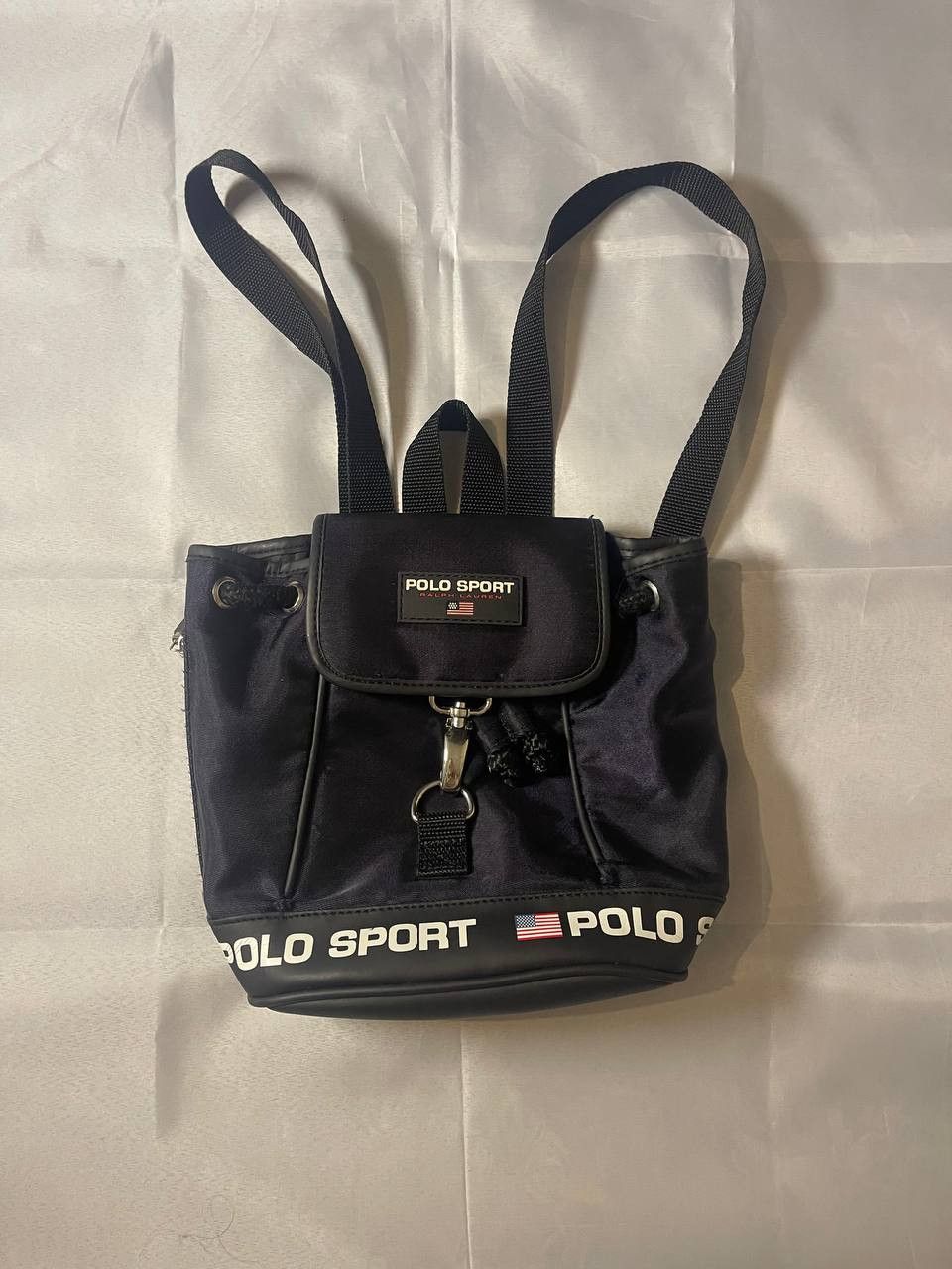 Polo Ralph Lauren Vintage Polo Sport Bag 90s Backpack Size ONE SIZE - 1 Thumbnail