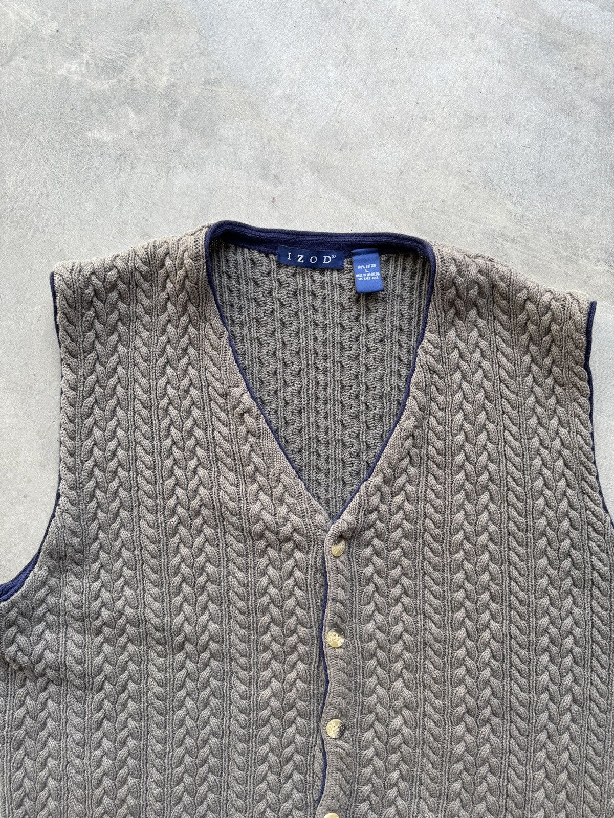 Izod Vintage 90s IZOD Vest Size US L / EU 52-54 / 3 - 3 Thumbnail