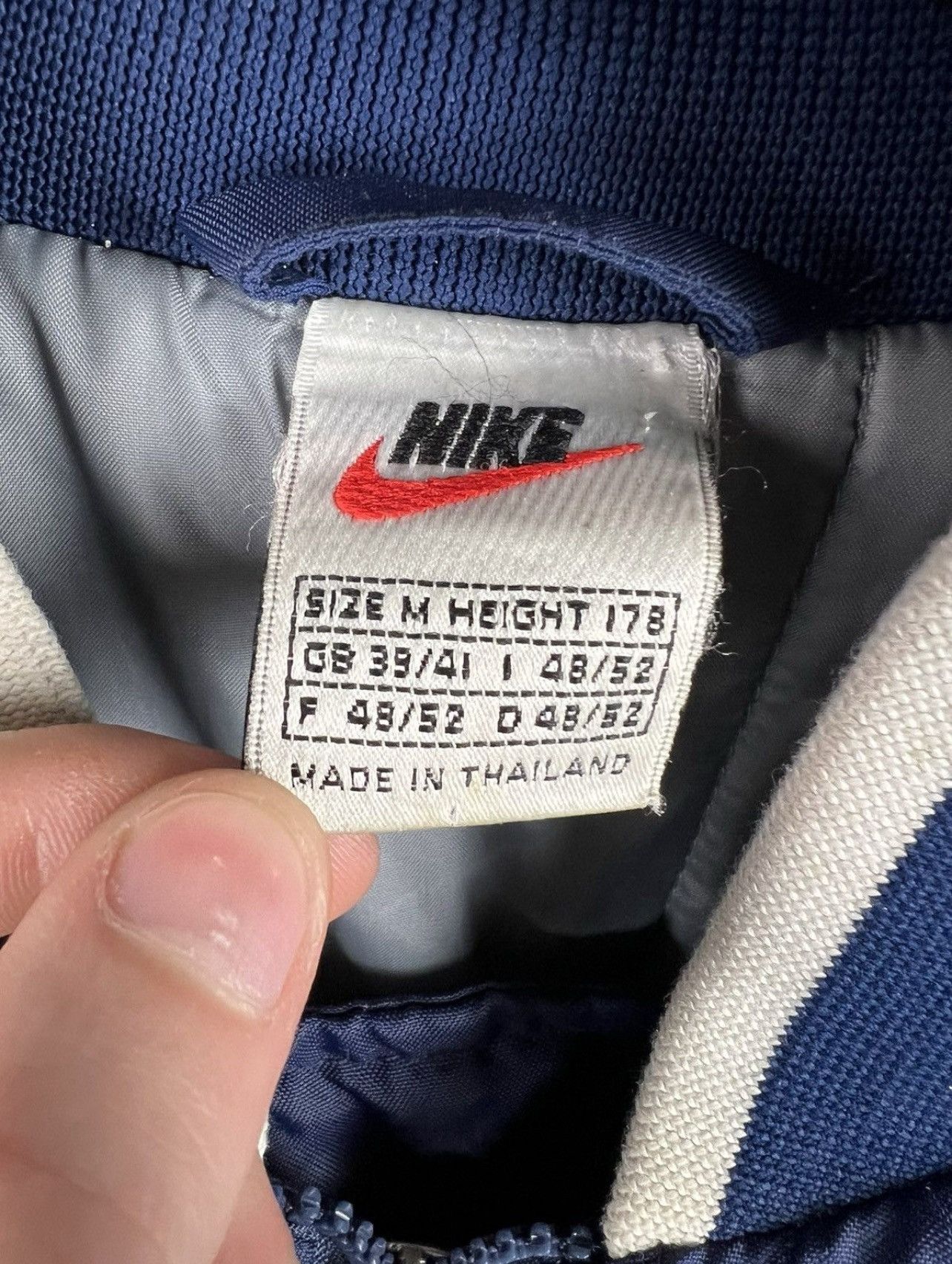 Nike × Vintage Vintage Nike lined Jacket Parka Windbreaker Transition Size US M / EU 48-50 / 2 - 5 Thumbnail