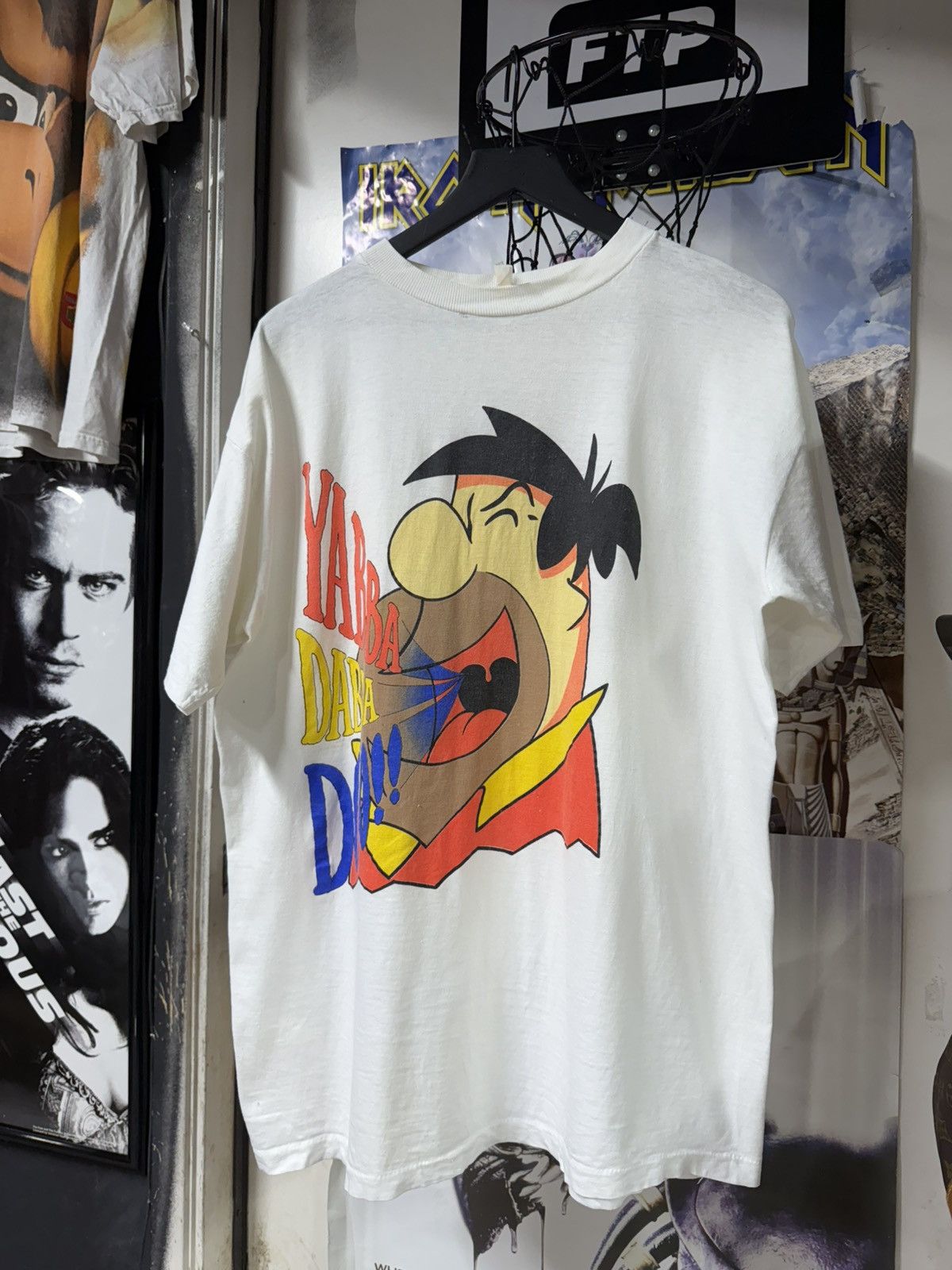 Vintage Vintage 90’s Flint Stones Cartoon T-Shirt Adult Size XLarge Size US XL / EU 56 / 4 - 6 Thumbnail