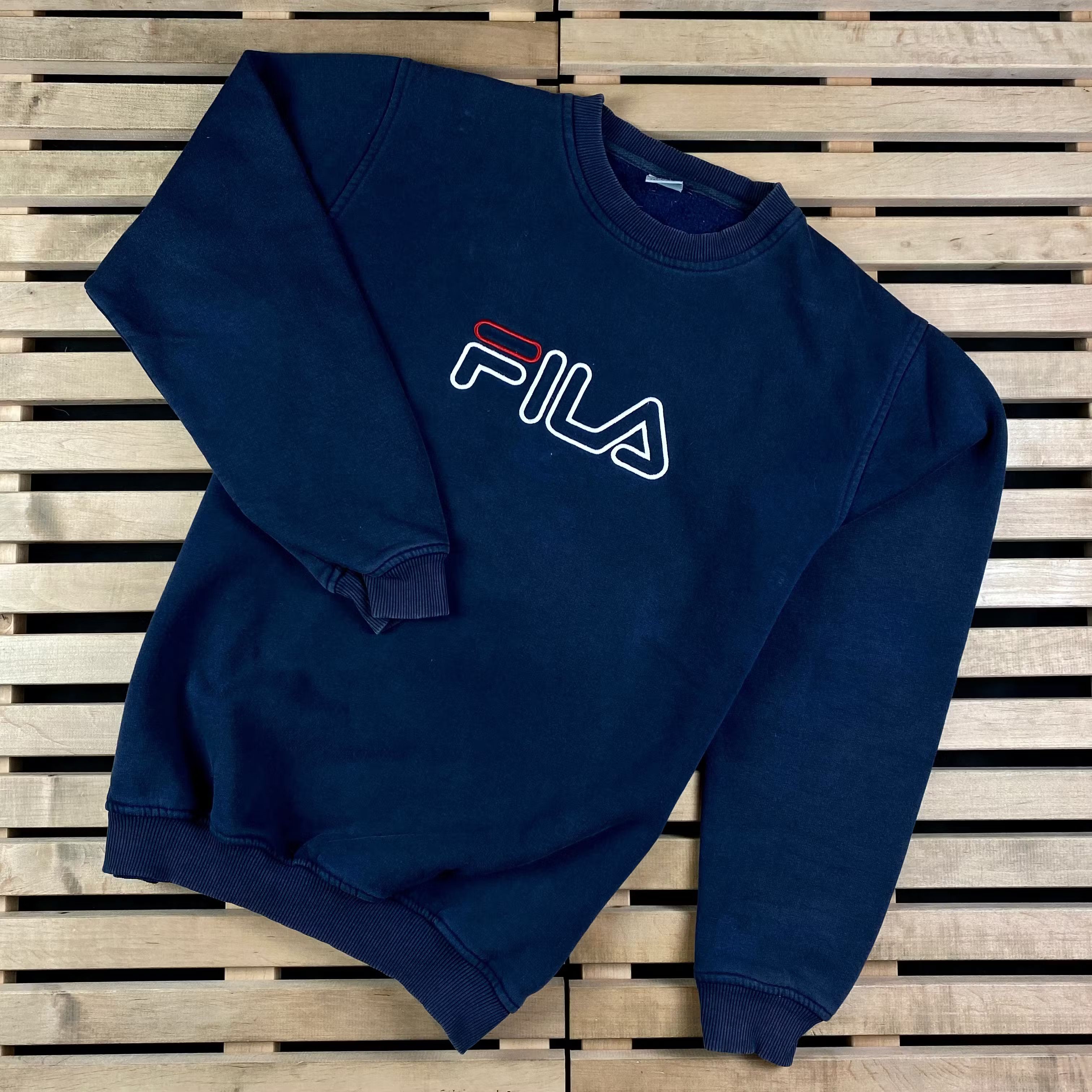 Fila × Vintage Mens Sweatshirt Fila Vintage Big Logo Size XL Size US XL / EU 56 / 4 - 1 Thumbnail