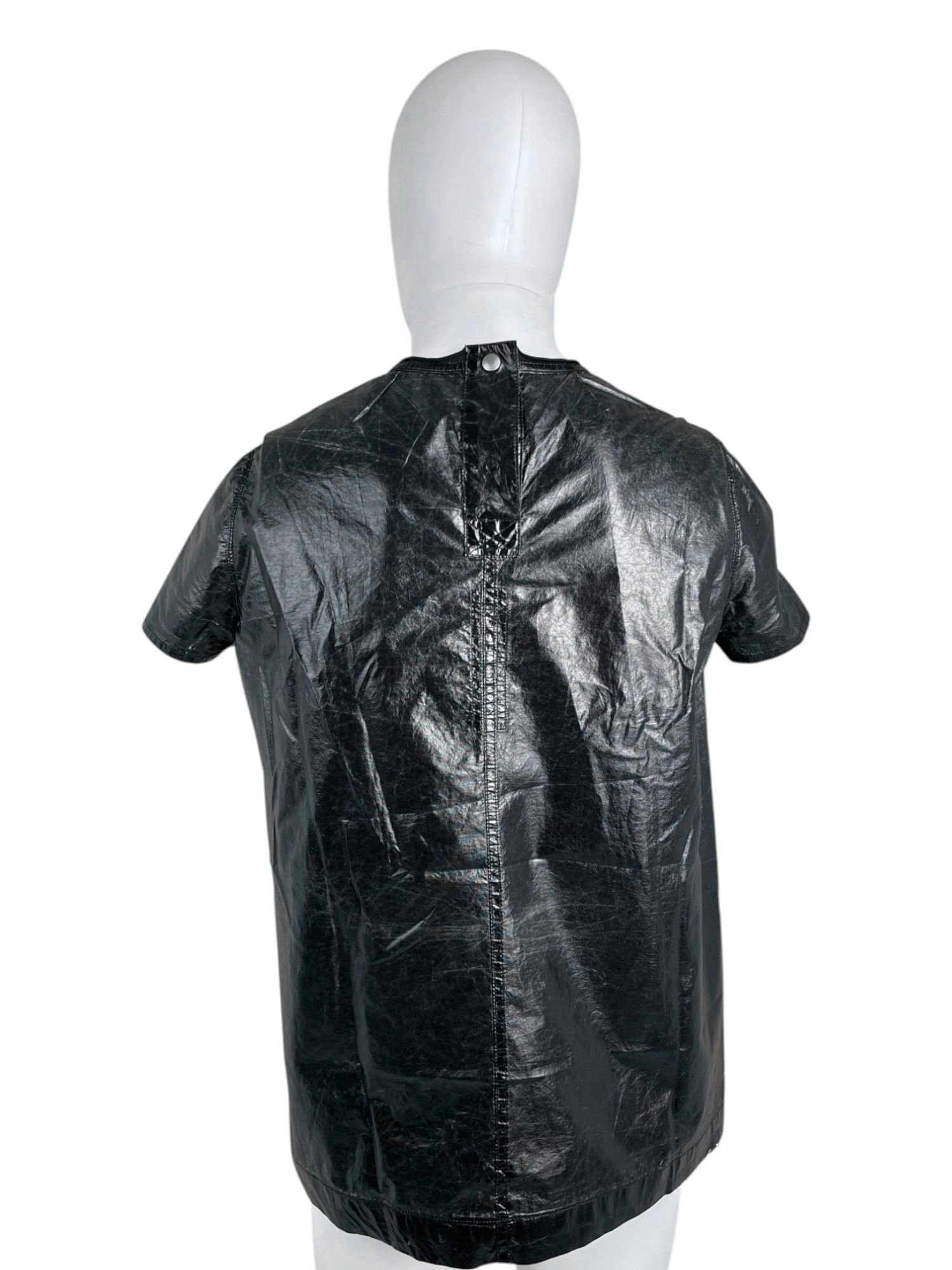 Rick Owens S/S 2016 "CYCLOPS" Black Lucid Cotton Tee Size M / US 6-8 / IT 42-44 - 4 Thumbnail