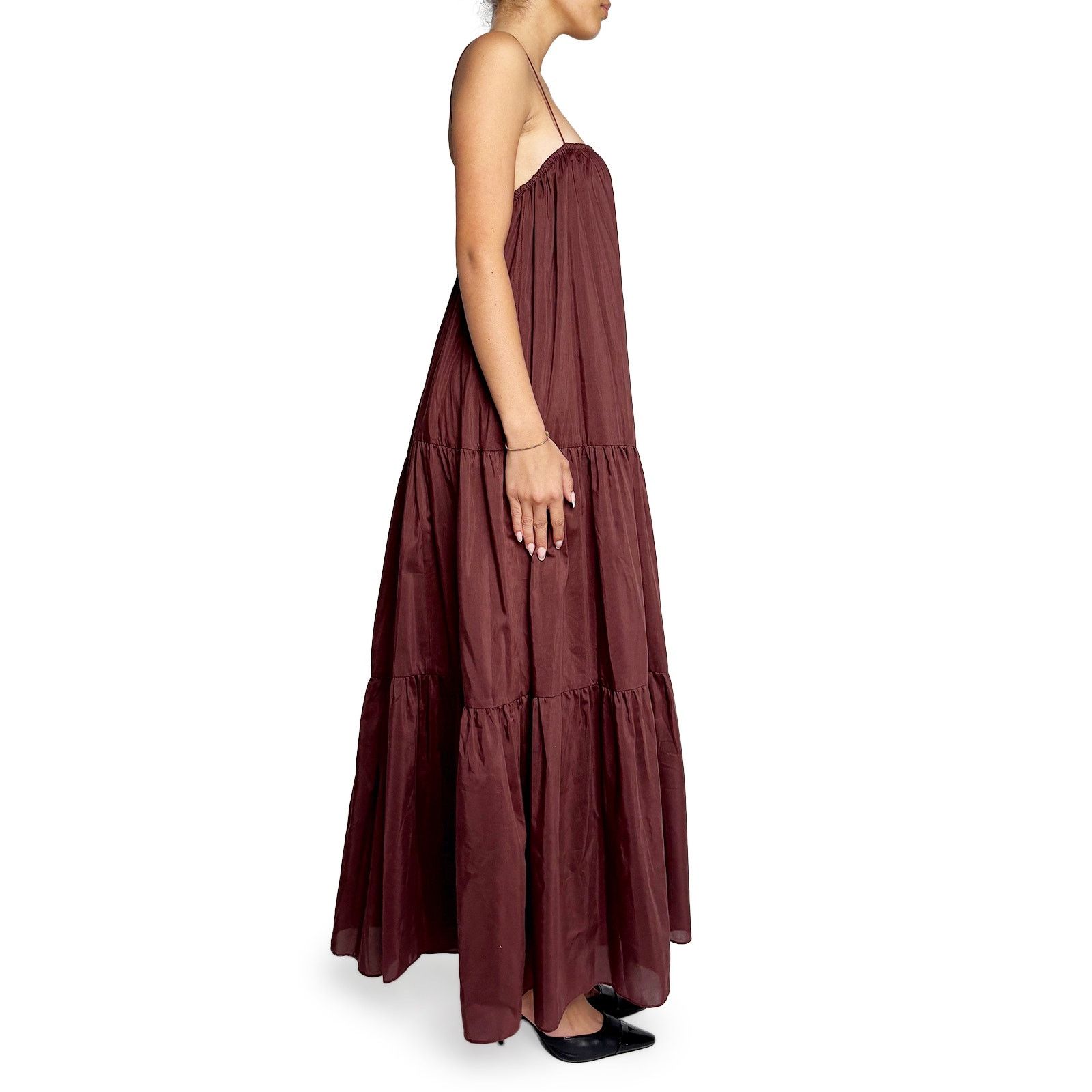 Matteau Brown maxi dress Size L / US 10 / IT 46 - 4 Thumbnail