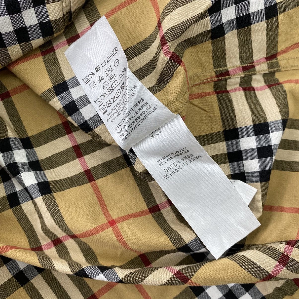 Burberry Burberry London Nova Check Plaid Button Up Shirt Luxury Size US S / EU 44-46 / 1 - 9 Thumbnail