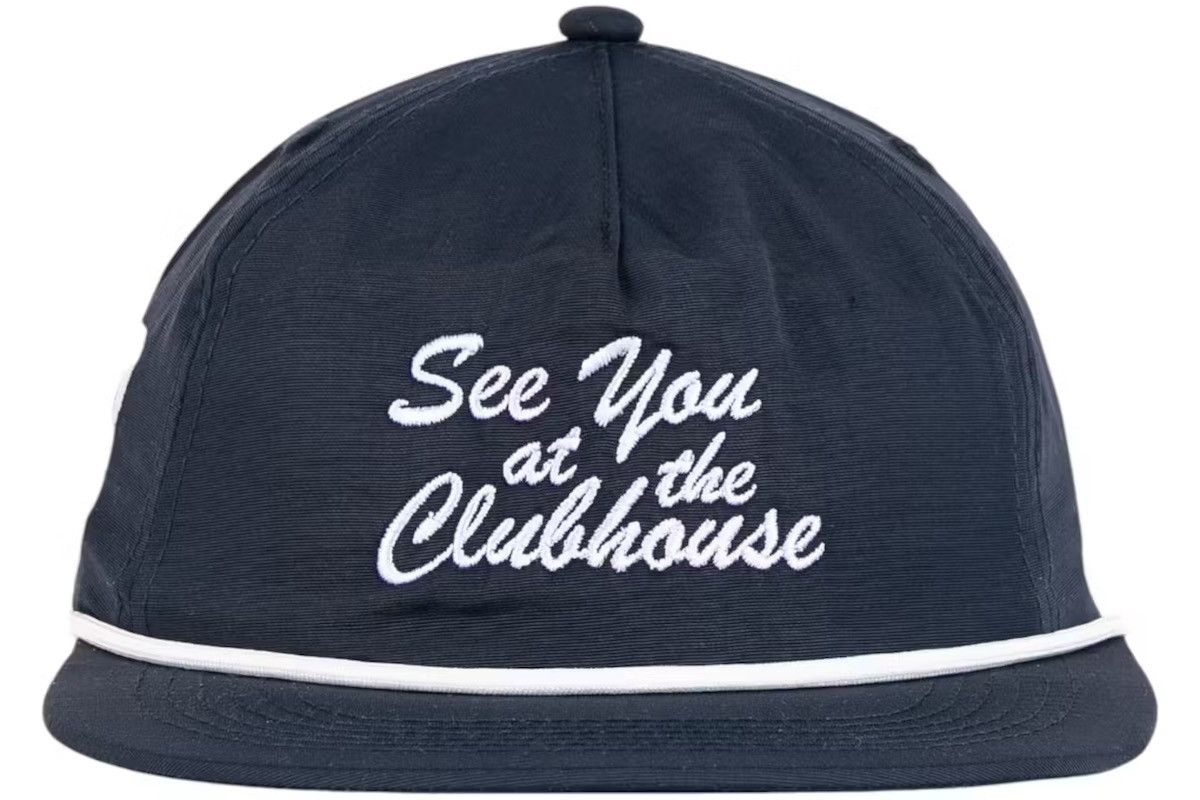 Malbon Malbon Golf x Michelob Ultra Nylon Snapback Hat NAVY Size ONE SIZE - 5 Thumbnail