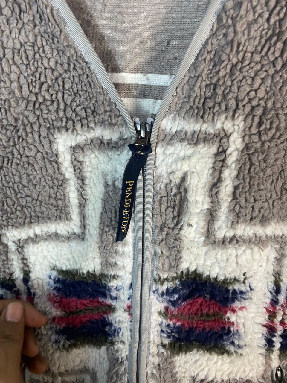 Beams Plus × Native × Pendleton Native American fullprint fleece jacket by Pendleton x beams Size US M / EU 48-50 / 2 - 10 Thumbnail