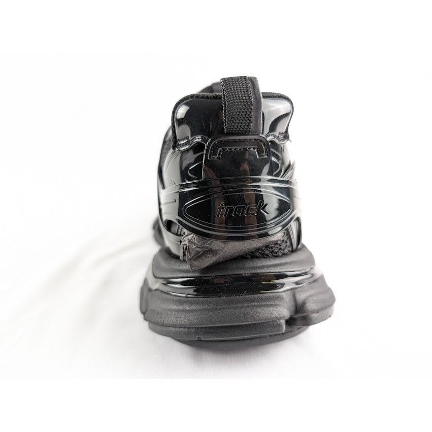 Balenciaga o1rshd1 Rubber Sole Track Sneaker in Black Size US 12 / EU 45 - 8 Thumbnail