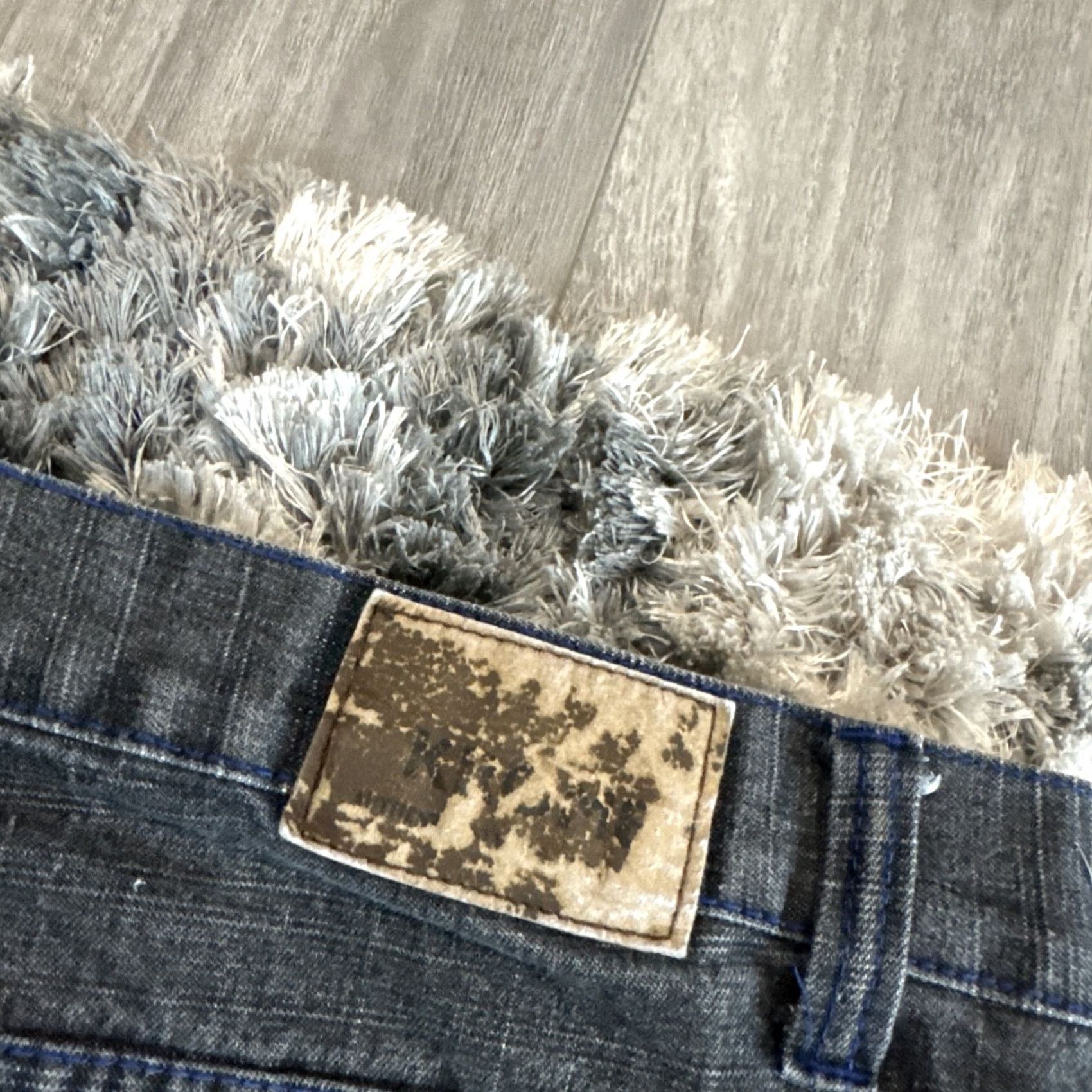 Denime VINTAGE Krome Jeans Gray Denim Embroidered 90s Y2K Mens 48x29 HTF RARE Wide-Leg Shirt? Size US 32 / EU 48 - 3 Thumbnail