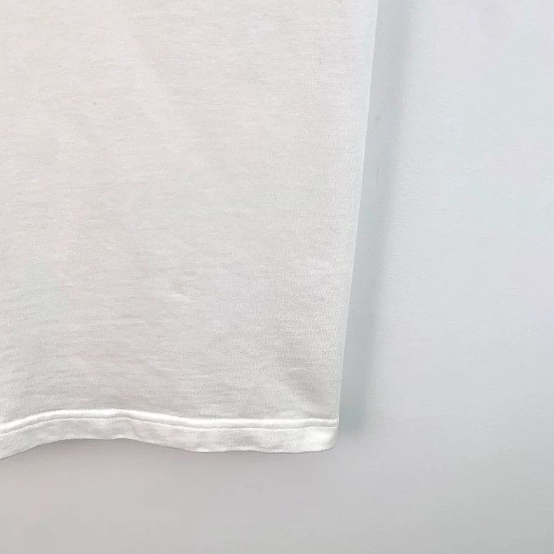 Dior Dior White floral plush cotton round-neck short-sleeved T-s Size US XS / EU 42 / 0 - 4 Thumbnail