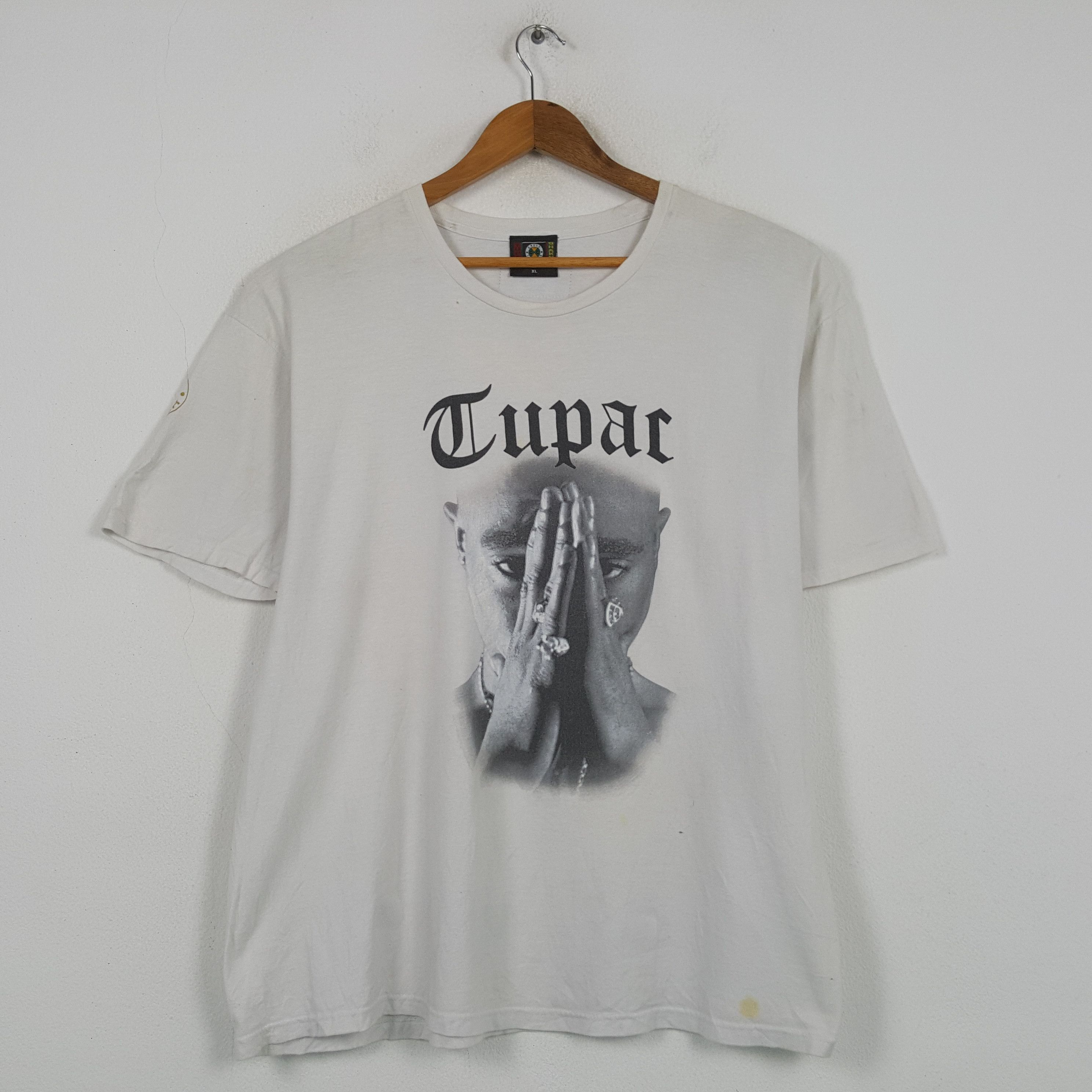 Cross Colours × Rap Tees × Vintage Vintage TUPAC SHUKUR x Cross Colours T-shirt 31 Size US XL / EU 56 / 4 - 1 Thumbnail