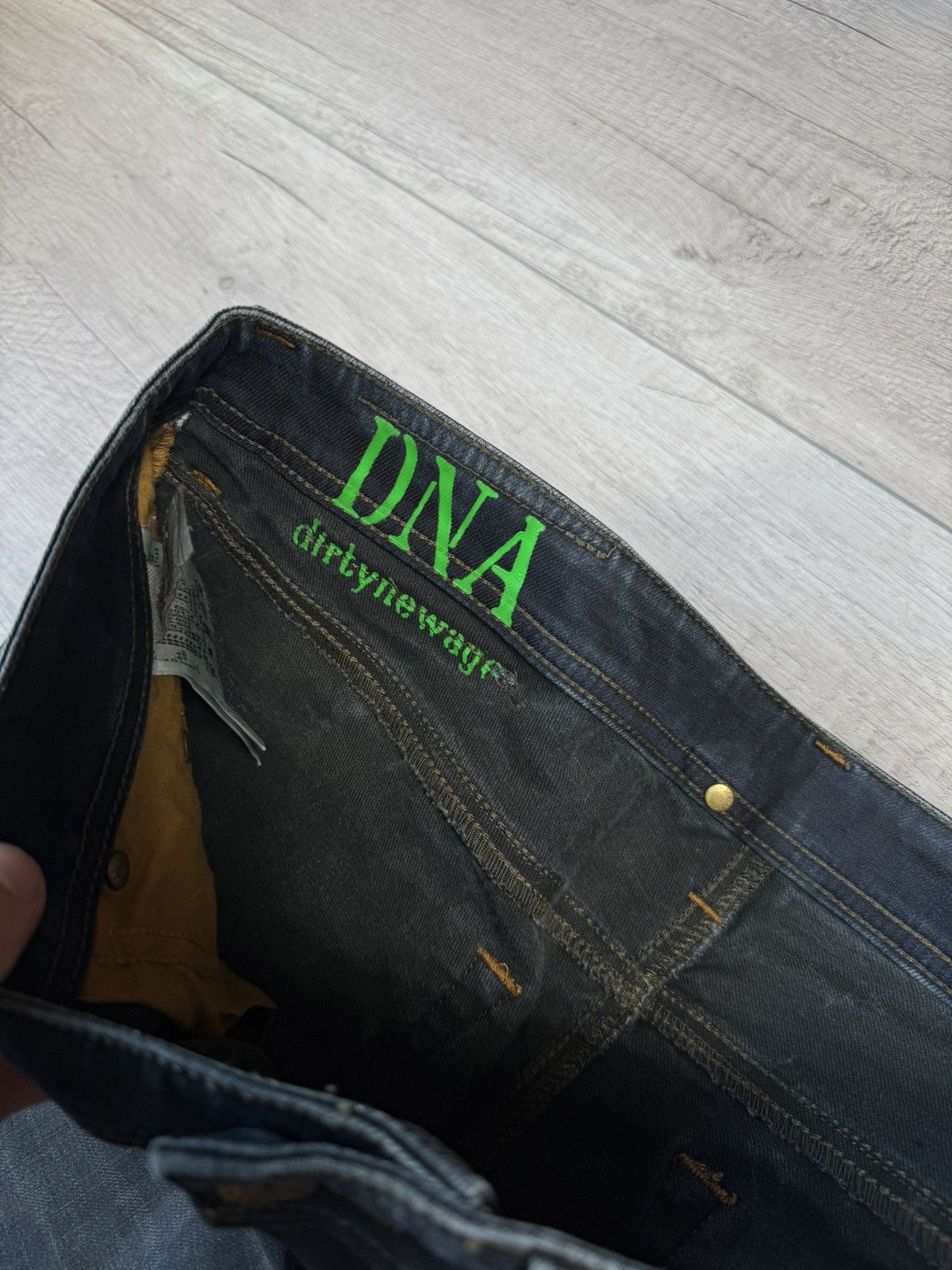 Diesel Diesel Larkee DNA Destresed Trapper Jeans Size US 31 - 7 Thumbnail