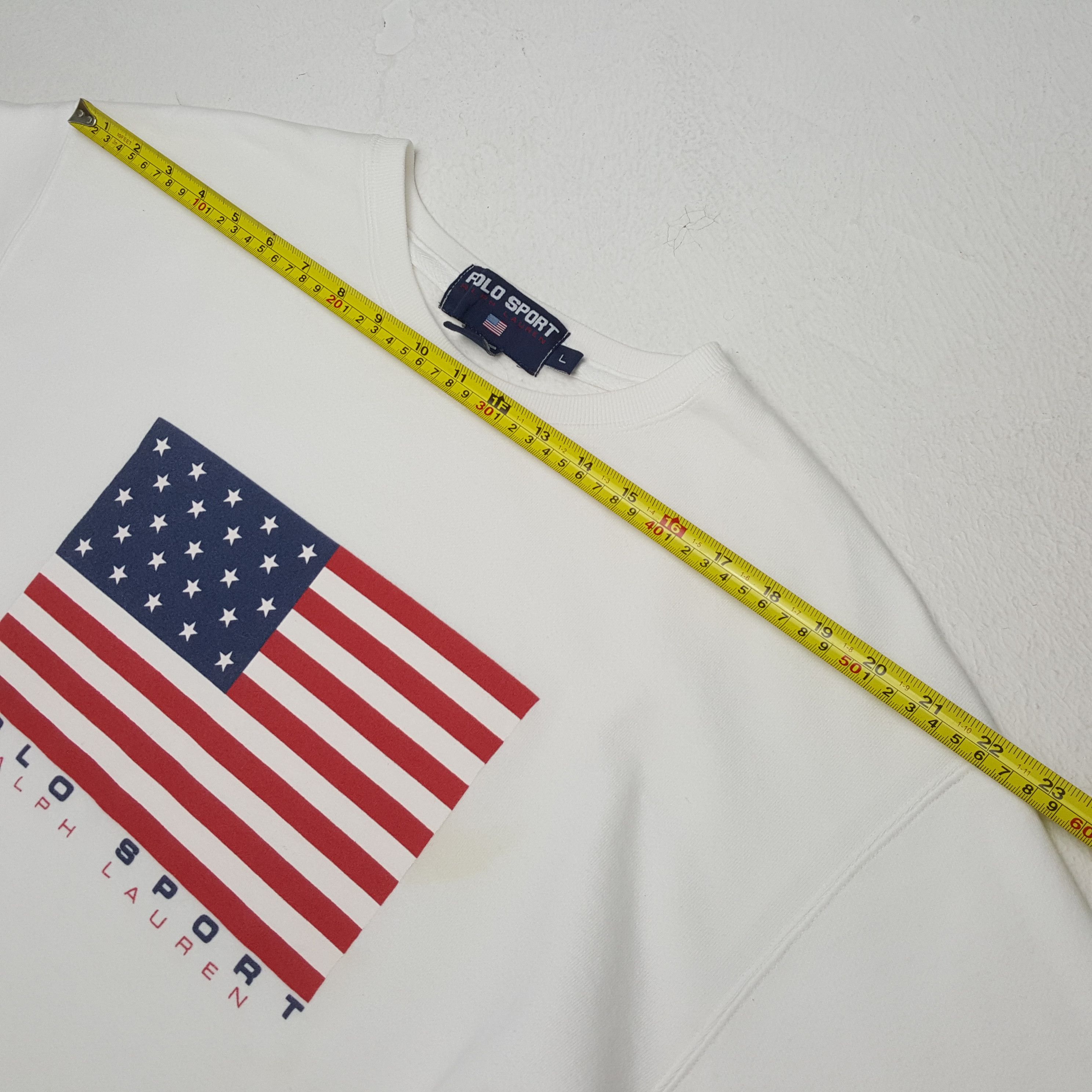 Polo Ralph Lauren × Vintage POLO SPORT RALPH LAUREN Center Design Sweatshirt Size US XL / EU 56 / 4 - 4 Thumbnail