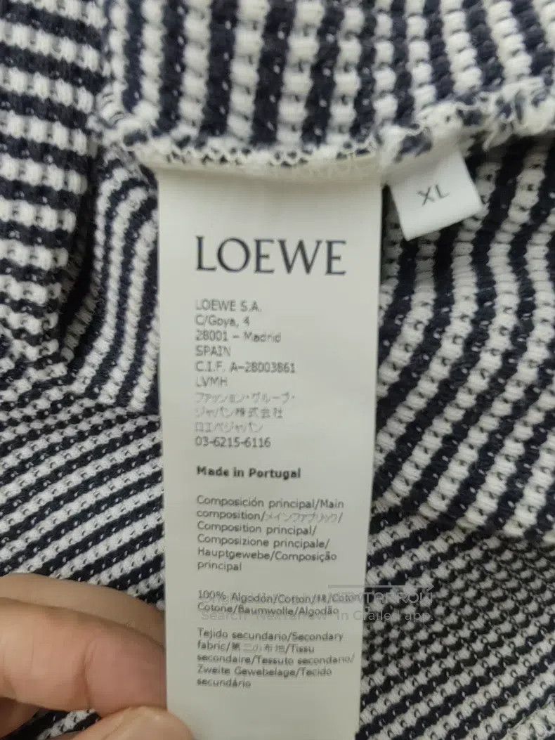 Loewe Loewe Striped Patched Waffle Crewneck Sweatshirt Size XL / US 12-14 / IT 48-50 - 4 Thumbnail