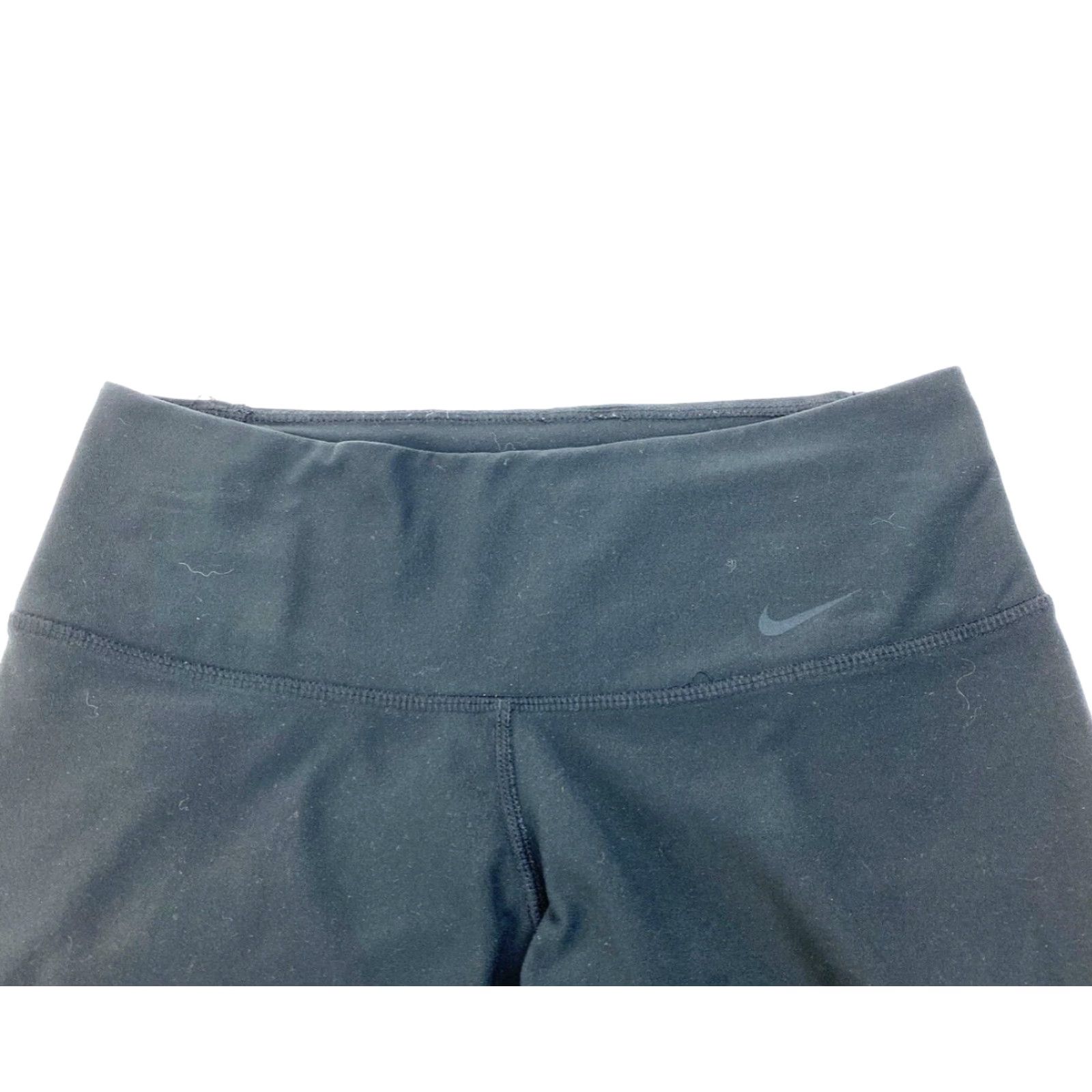 Nike VINTAGE Nike Yoga Capri Pants Women XS Black Dri-Fit Ten Less Plastic Bottles Size 26" / US 2 / IT 38 - 2 Thumbnail