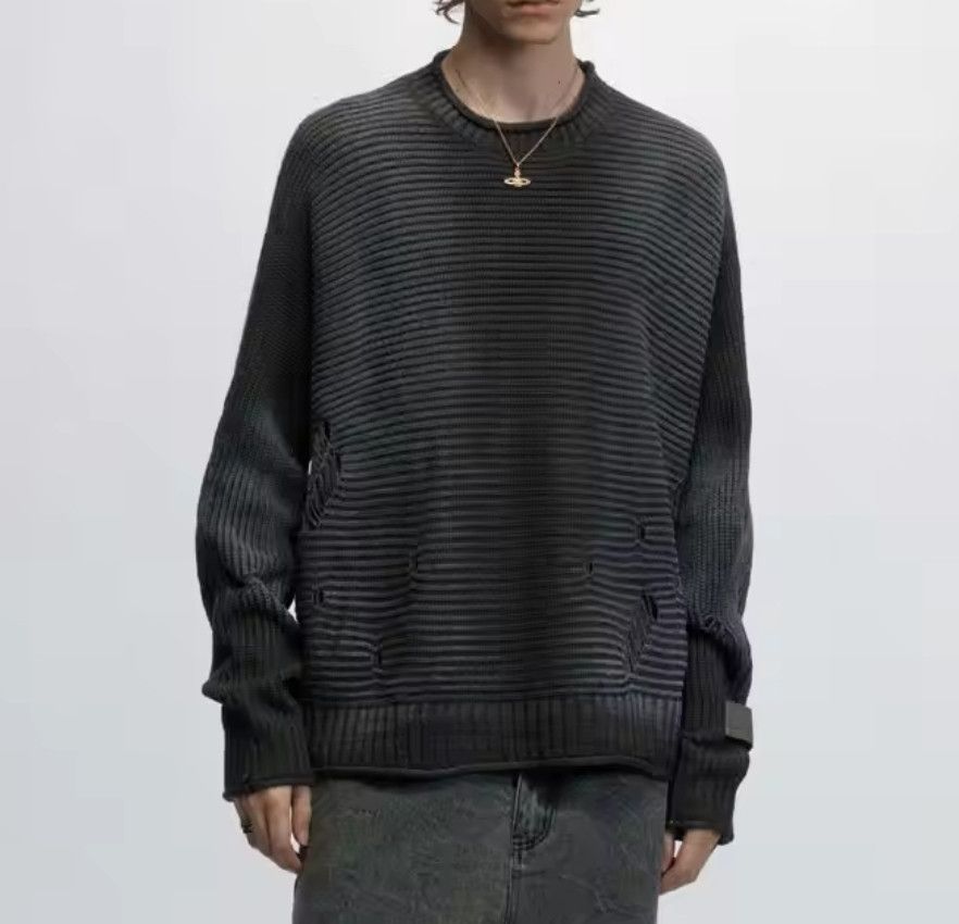 Japanese Brand × Vintage Vintage Grunge 90s Style Ripped Sweatshirts Size US M / EU 48-50 / 2 - 1 Thumbnail