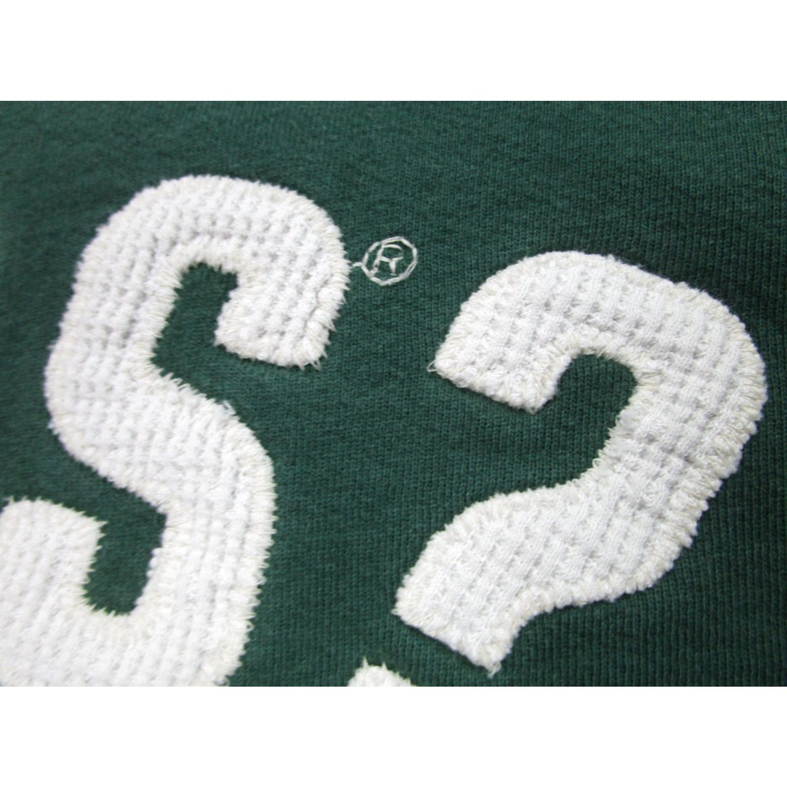 Guess VINTAGE GUESS Sweatshirt Womens OSFA Crewneck Spell Out USA Pullover 90s Green Graphic Print Logo Heavyweight Vintage 90s Size ONE SIZE - 5 Thumbnail