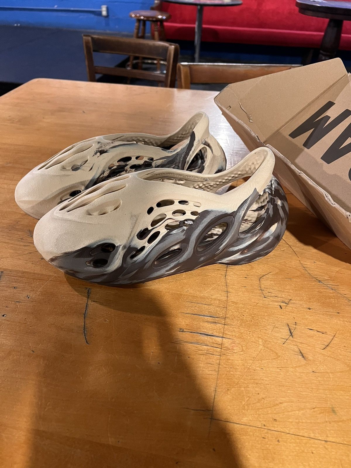 image of Yeezy Season Yeezy Foam Rnr (Worn Once) Shoes in Beige, Men's (Size 10)