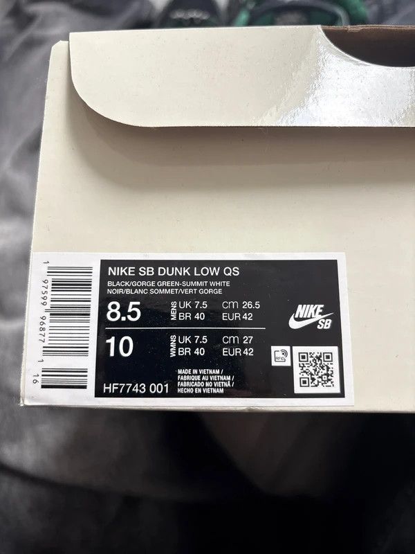 Nike Nike SB Dunk Low QS Size US 9 / EU 42 - 2 Thumbnail
