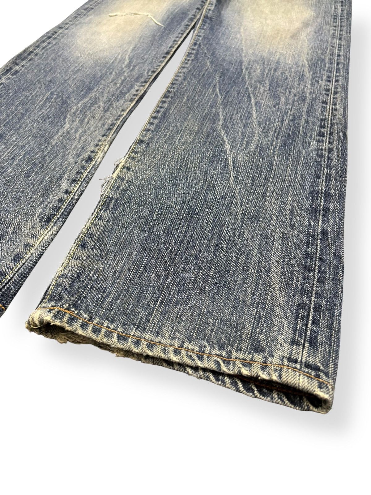 Edwin Vintage Edwin 505axx Selvedge Straight Leg Distressed Jeans Size US 32 / EU 48 - 10 Thumbnail