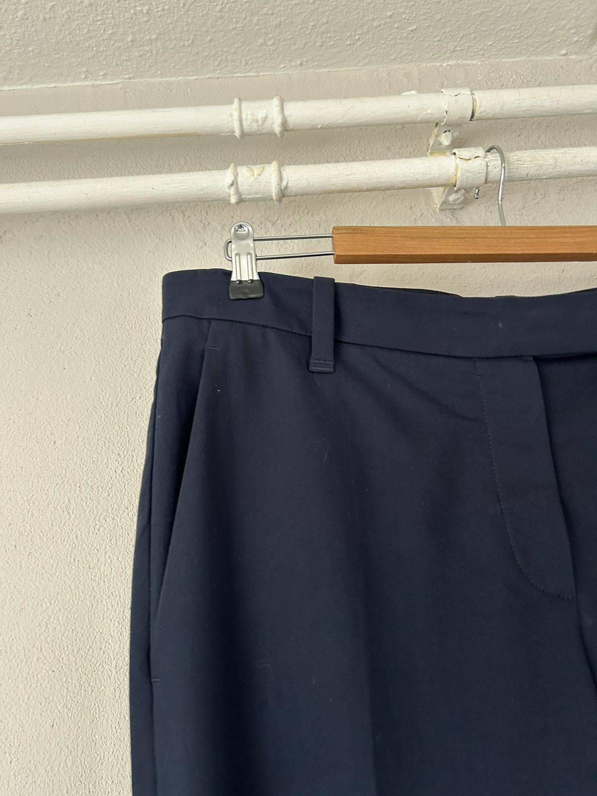 Brunello Cucinelli Navy Cotton Pants Size US 36 / EU 52 - 3 Thumbnail