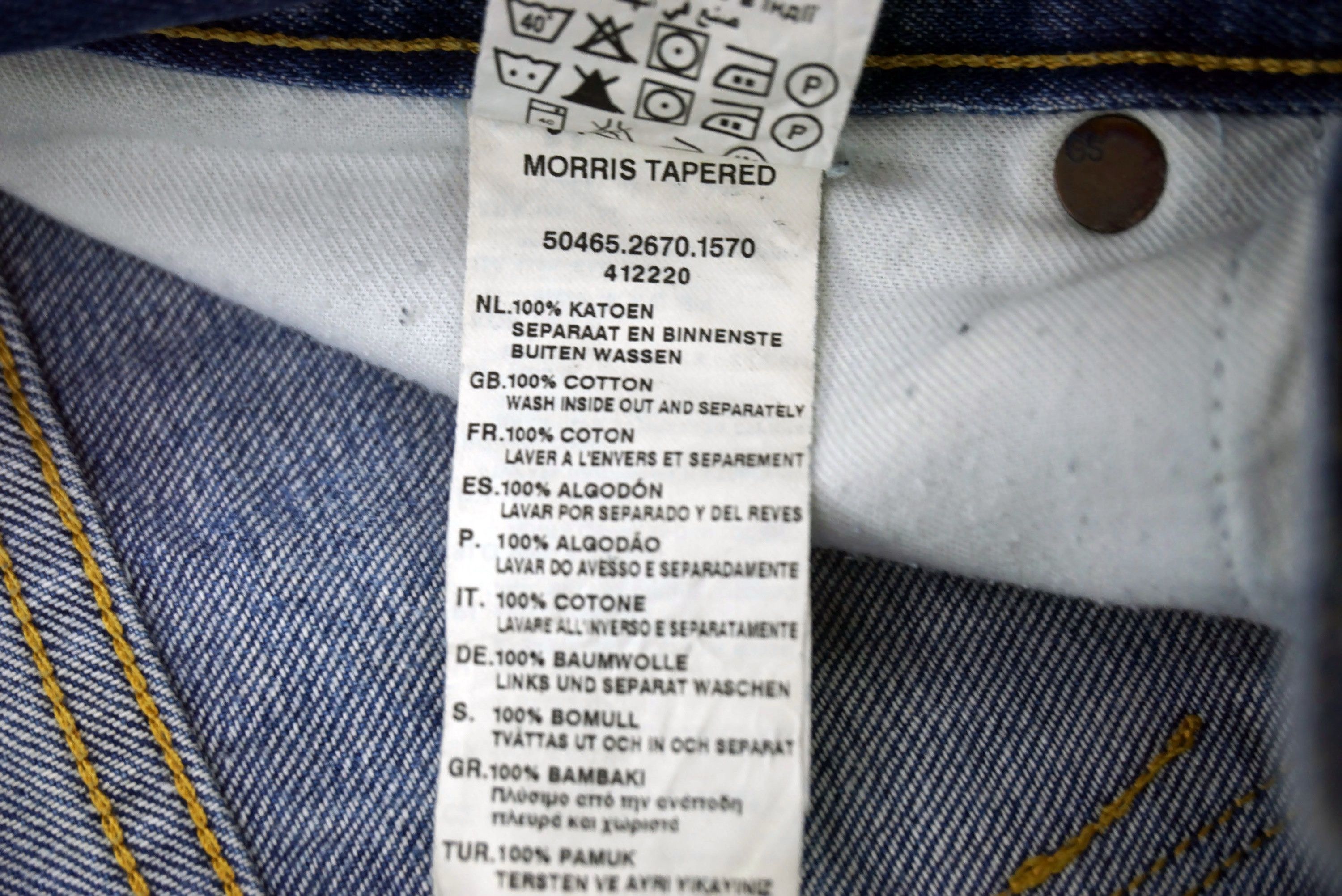 G-Star G-star Jeans Size W37xL32.5 Morris Tapered Button Fly Denim Size US 36 / EU 52 - 13 Thumbnail
