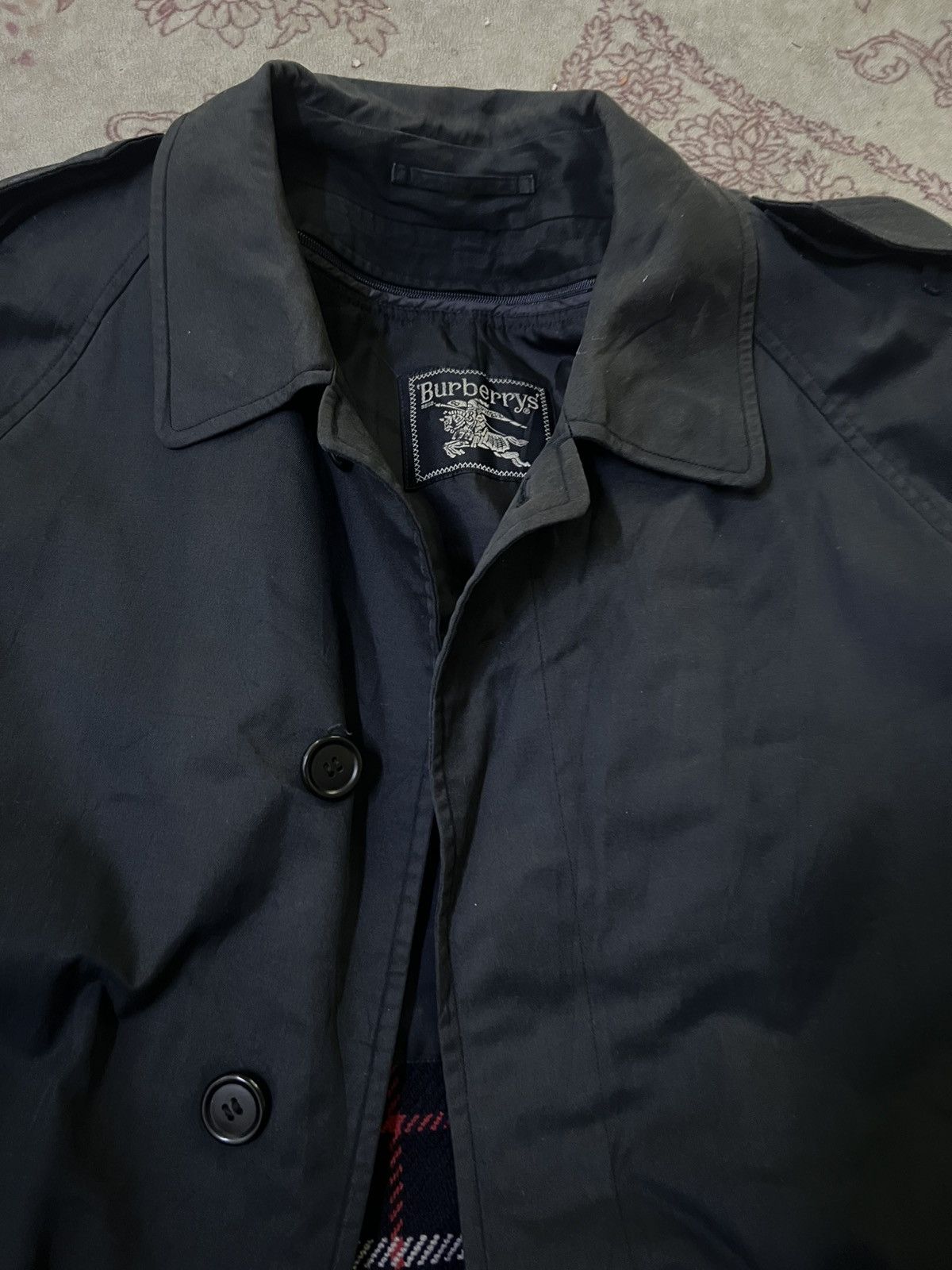 Burberry VINTAGE BURBERRYS'90s ARCHIVE SANYO SHOKAI TRENCH COAT CTK83 Size US XL / EU 56 / 4 - 21 Thumbnail