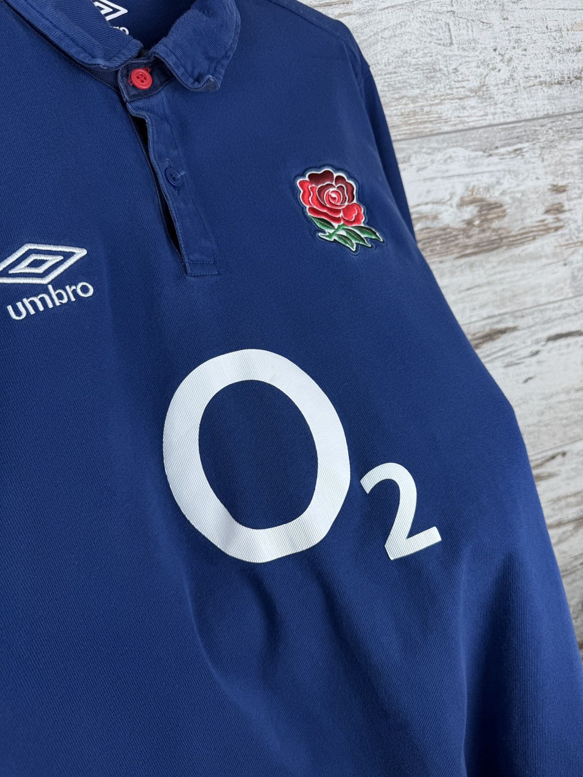 Umbro × Vintage Mens Vintage Umbro England Rugby league sweatshirt T-shirt Size US XL / EU 56 / 4 - 8 Thumbnail