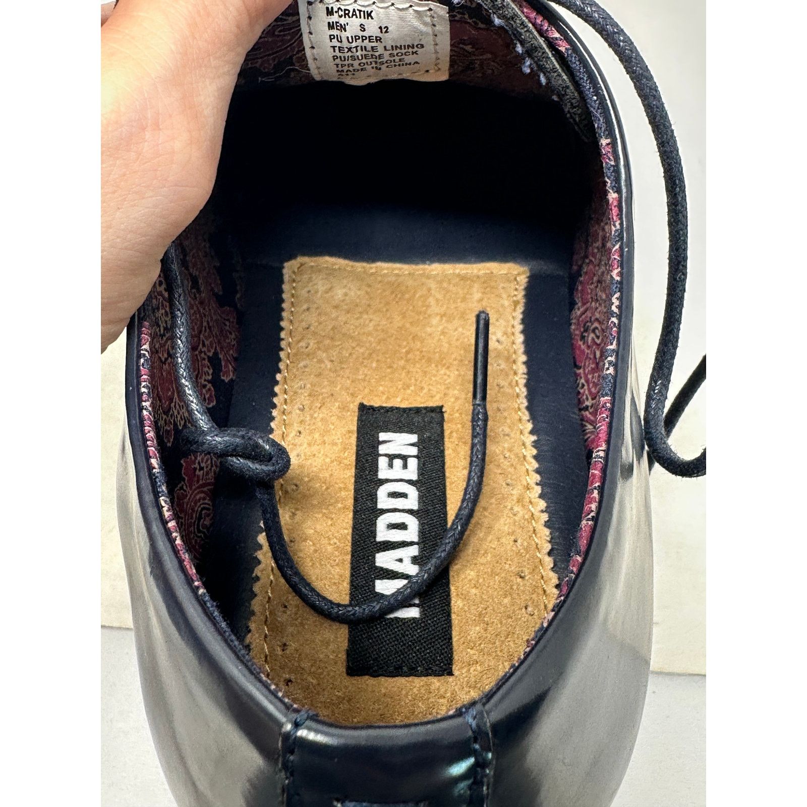 Madden NYC Madden Cratik Derby navy oxford dress shoes size 12 Size US 12 / EU 45 - 5 Thumbnail