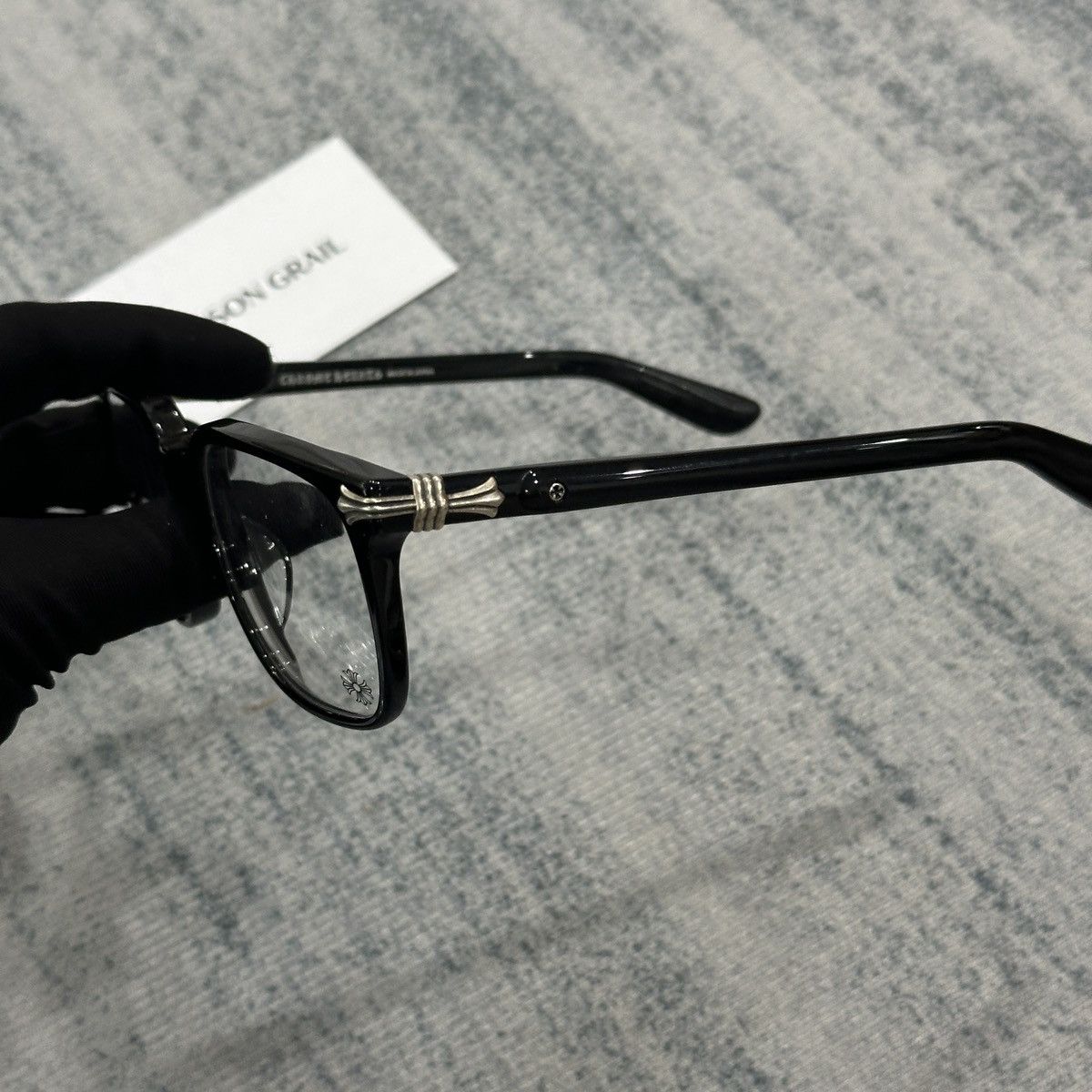 Chrome Hearts CHROME HEARTS THIRST TRAP BLACK EYEGLASSES Size ONE SIZE - 5 Thumbnail