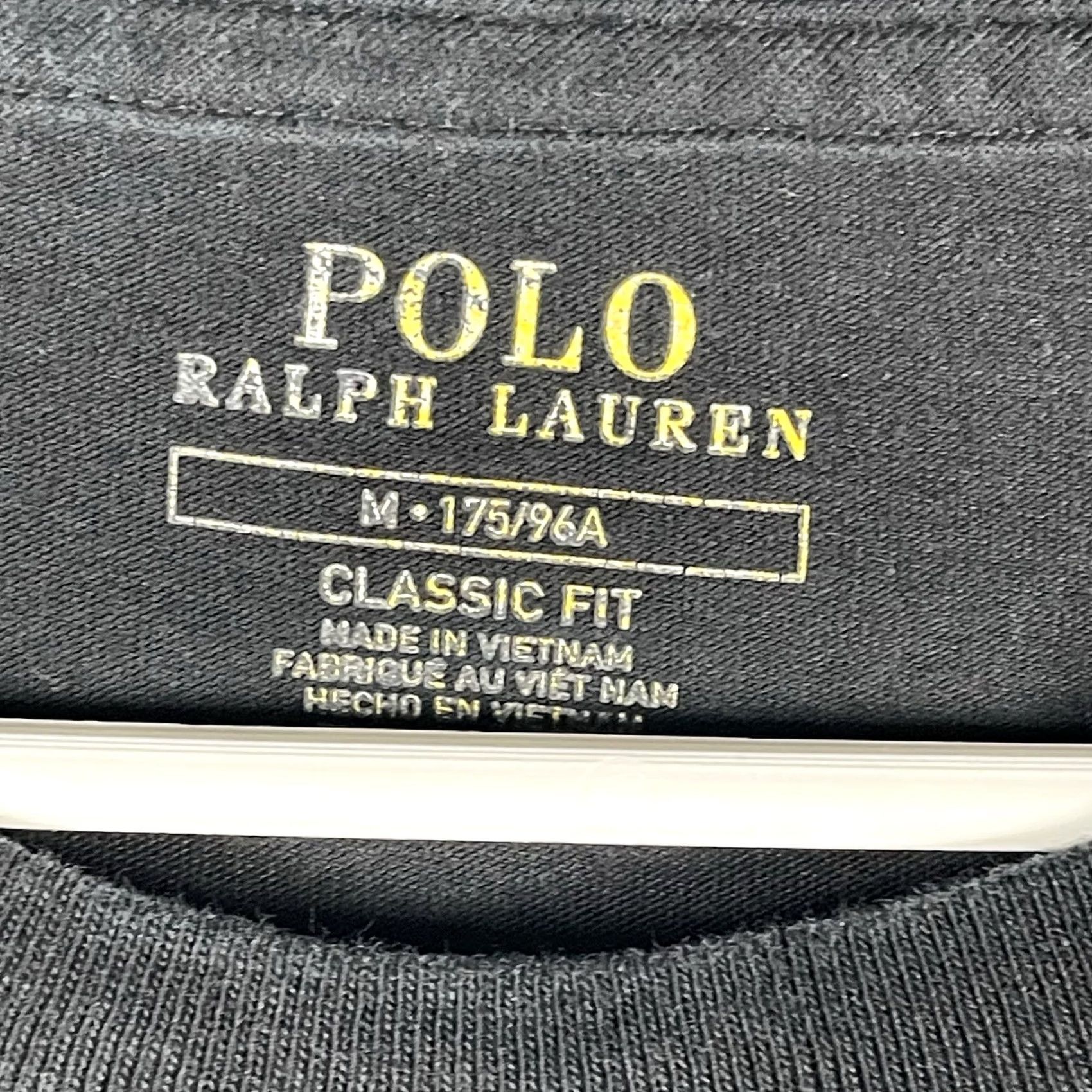 Polo Ralph Lauren Polo Ralph Lauren Shirt M Black EST 1967 S/S Preppy 90s Mens Shirt Size US M / EU 48-50 / 2 - 4 Thumbnail