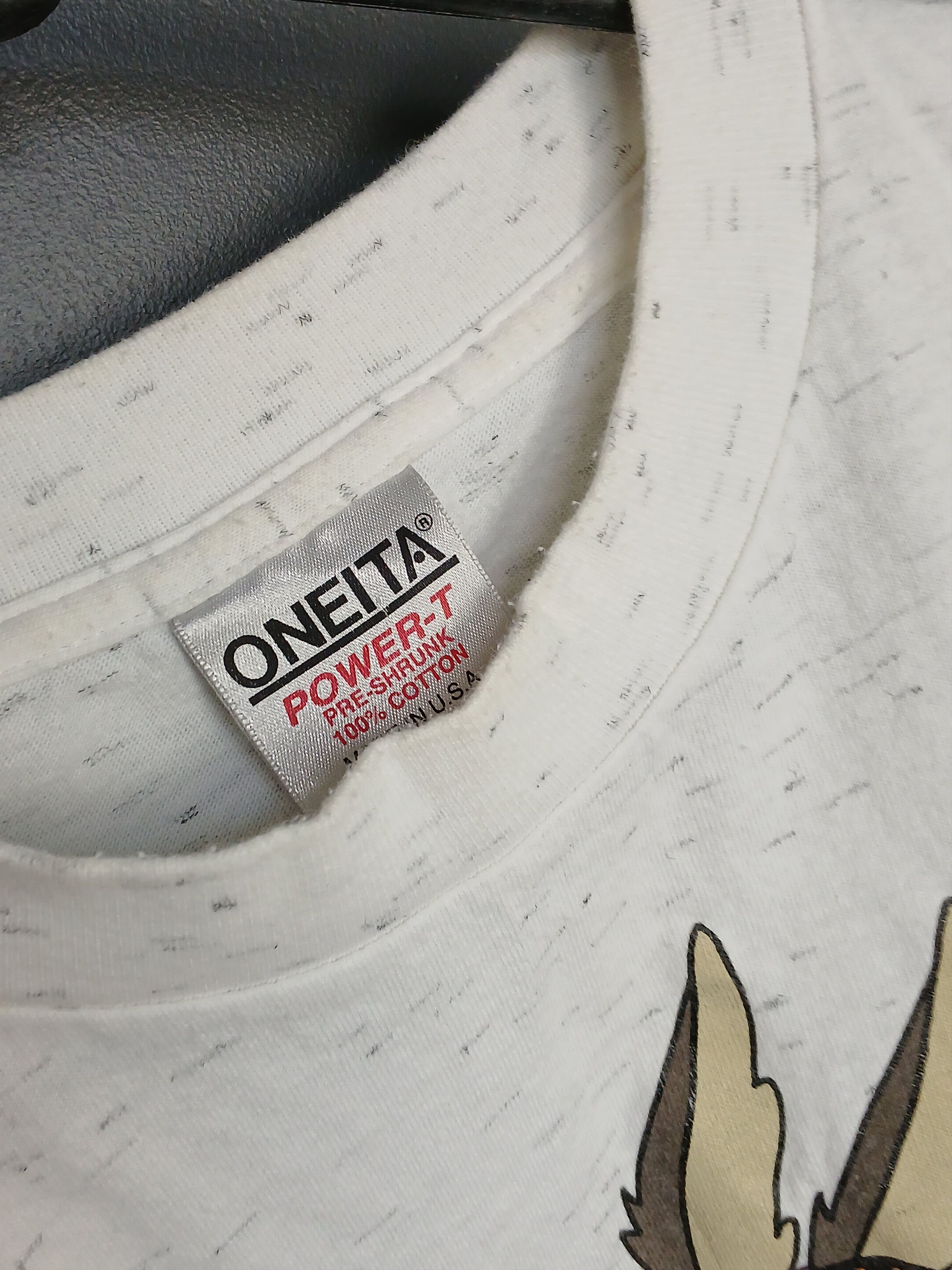 Cartoon Network × Vintage × Warner Bros Vintage 1993 Looney Tunes Wile E Coyote T-Shirt Size US XL / EU 56 / 4 - 9 Thumbnail