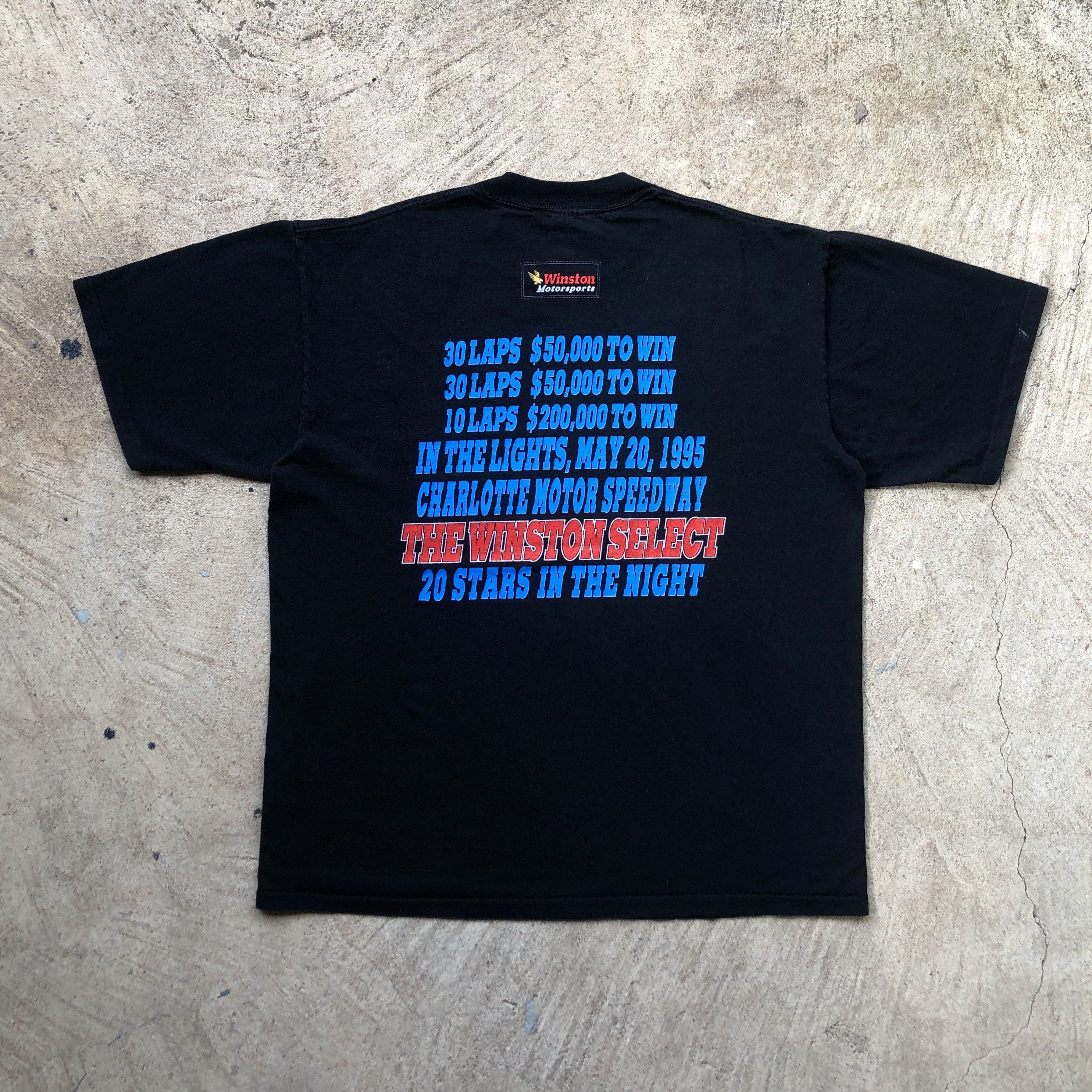 NASCAR Vintage 90s NASCAR RACING WINSTON T-shirt Size US XXL / EU 58 / 5 - 3 Thumbnail