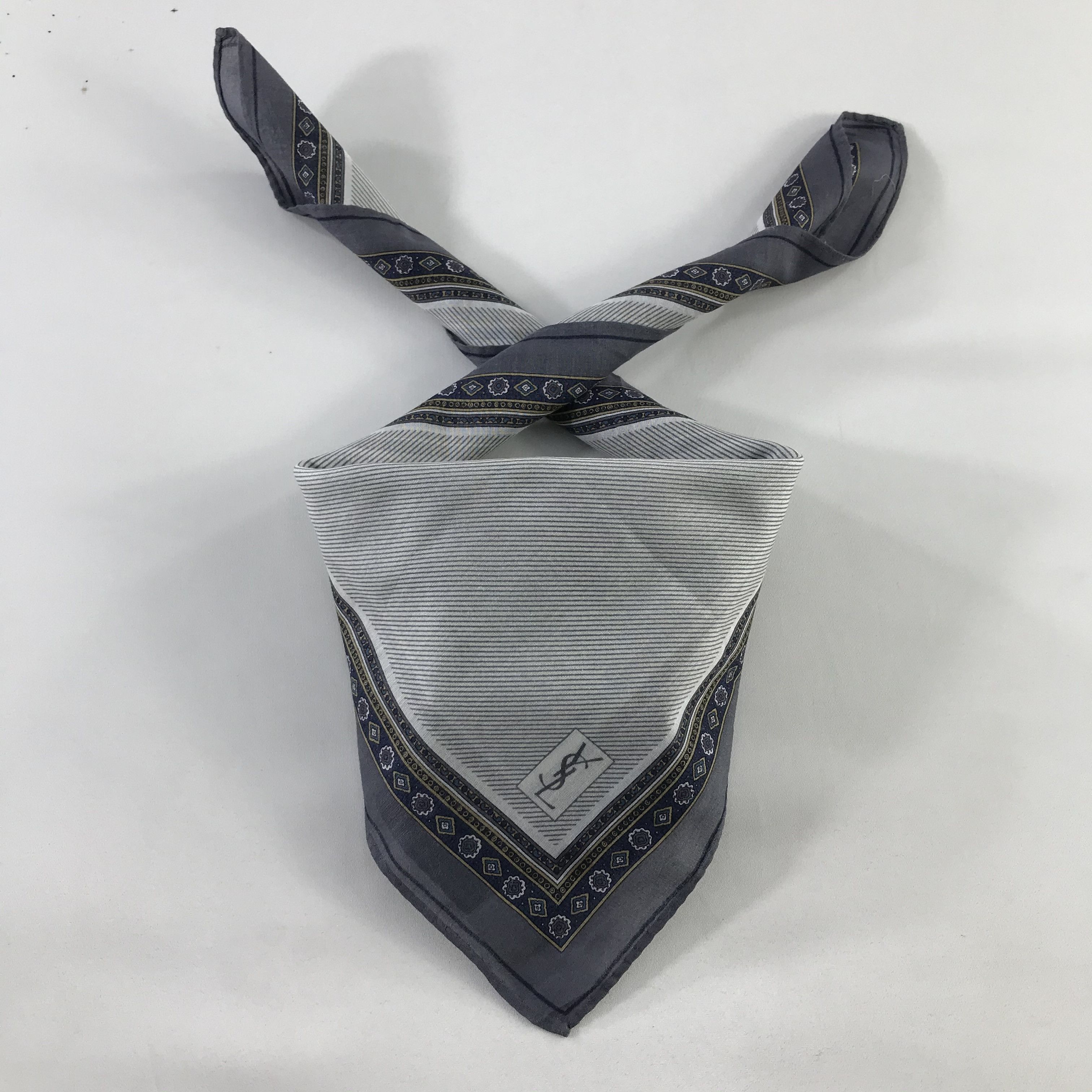 Vintage × Yves Saint Laurent Yves Saint Laurent Bandana / Handkerchief /Neckerchief -S451 Size ONE SIZE - 2 Thumbnail