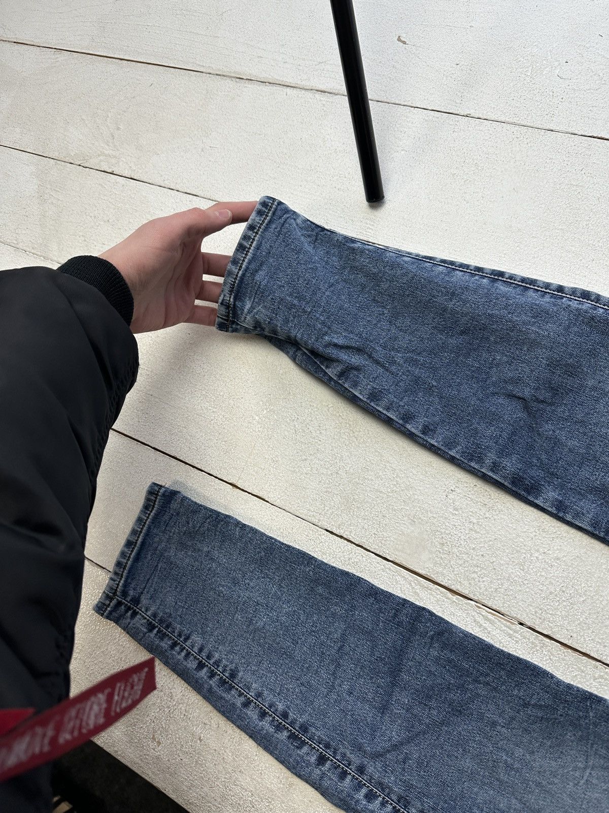 Diesel 🚨 DIESEL IFSIXWASNINE JEANS DENIM RARE Y2K FIT GOTHIC PUNK Size 29" - 5 Thumbnail