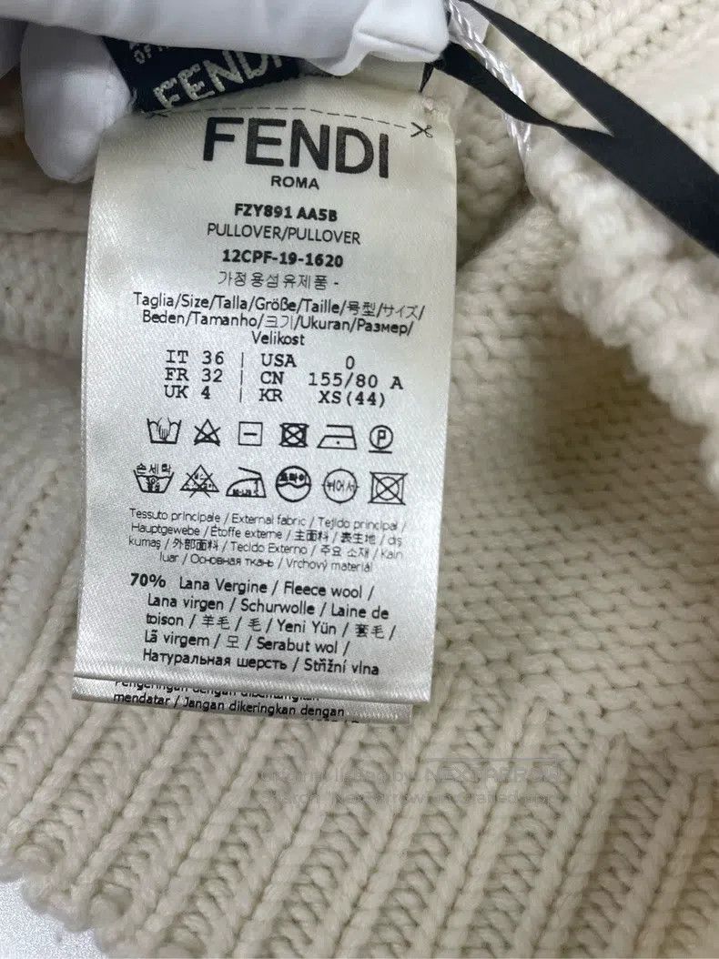 Fendi Fendi Retro soft style sweater Size 4XL / US 24-26 - 5 Thumbnail