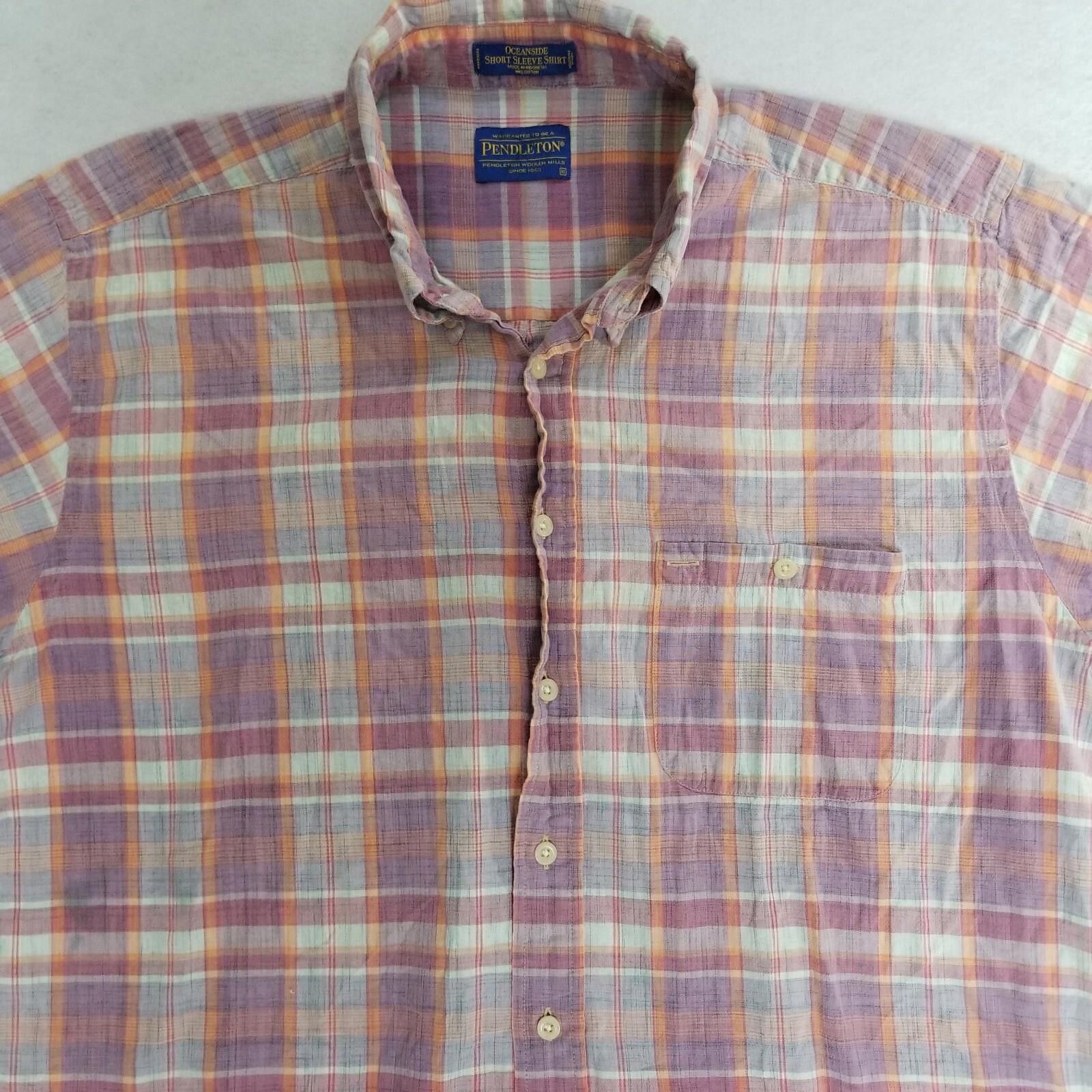 Pendleton Pendleton XL Oceanside Short Sleeve Shirt Multi-Colored Size US XL / EU 56 / 4 - 7 Thumbnail