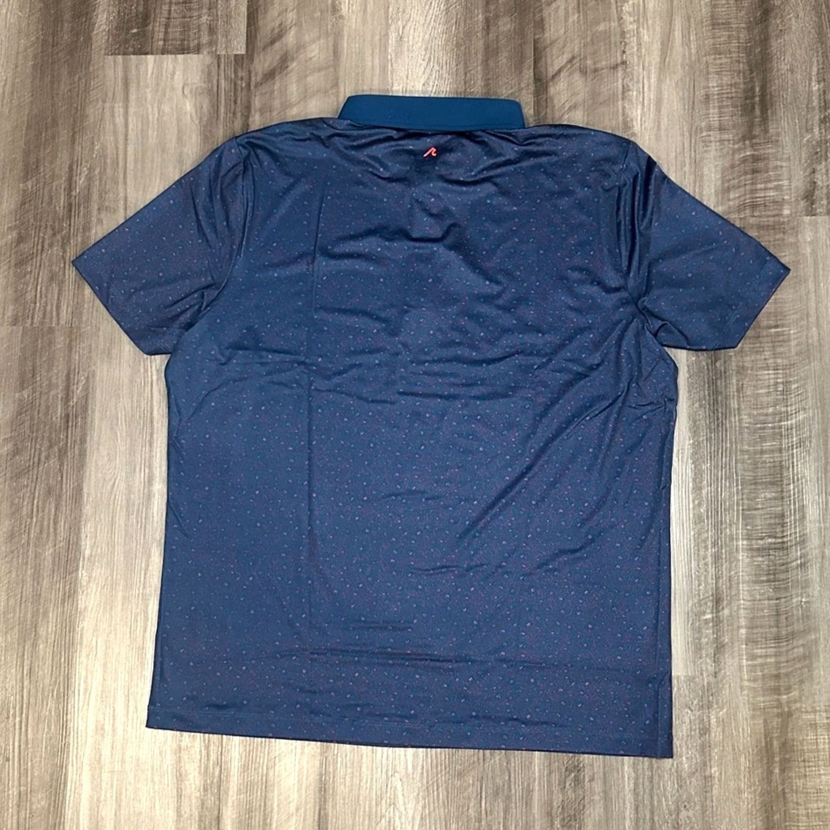 Vintage Redvanly Belmont Floral PurePoly Performance Stretch Admiral Golf Polo XL Men's Polo Shirt Navy/Blue Size US XL / EU 56 / 4 - 3 Thumbnail