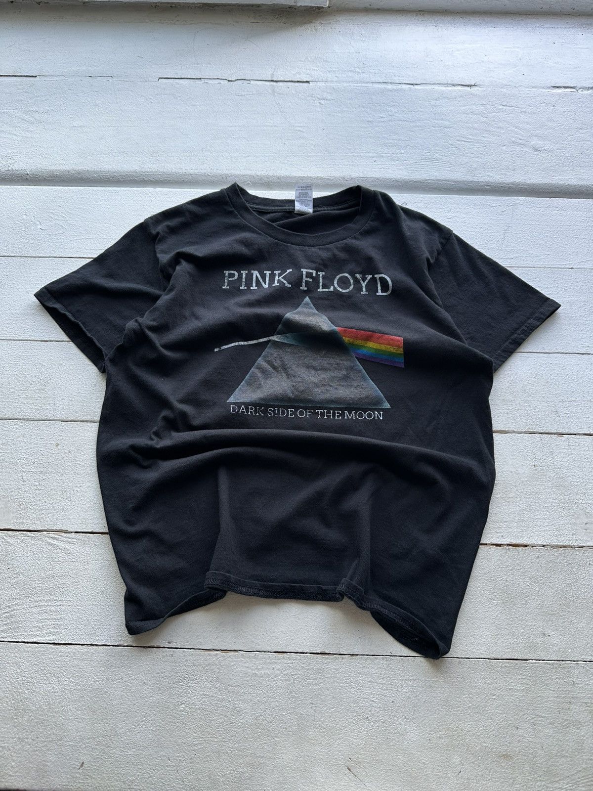 Pink Floyd 🚨 PINK FLOYD Tee band big logo DARK SIDE OF THE MOON Size US S / EU 44-46 / 1 - 1 Thumbnail