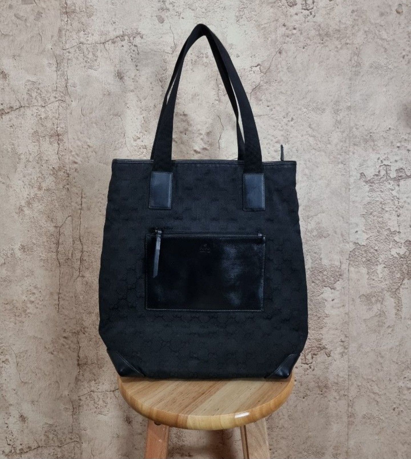 Gucci Gucci Canvas/Leather GG Tote Bag Size ONE SIZE - 1 Thumbnail