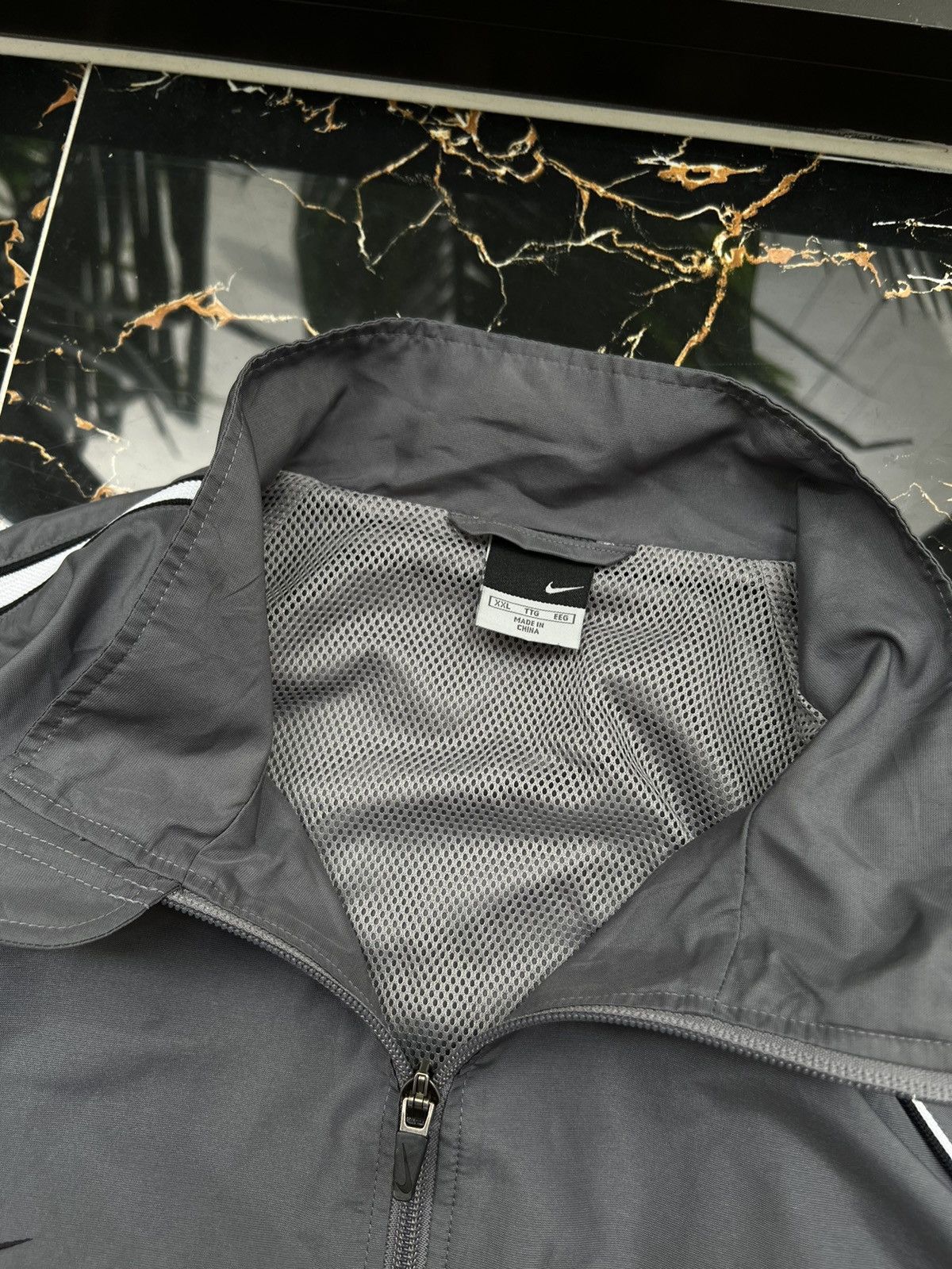 Nike × Vintage 90's NIKE RETRO MULTI SWOOSH LOGO Y2K BOXY LOOSE FIT JACKET Size US XL / EU 56 / 4 - 6 Thumbnail