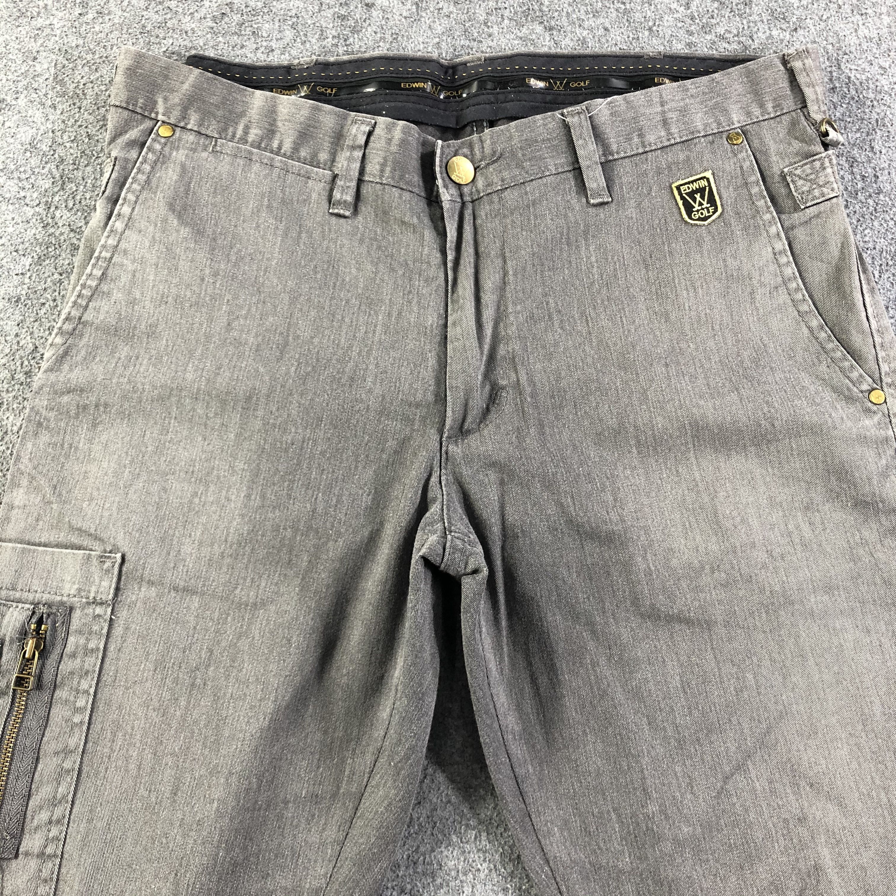 Edwin × Japanese Brand × Vintage Edwin Cargo Pants Utility Tactical Trousers -J2690 Size US 34 / EU 50 - 3 Thumbnail