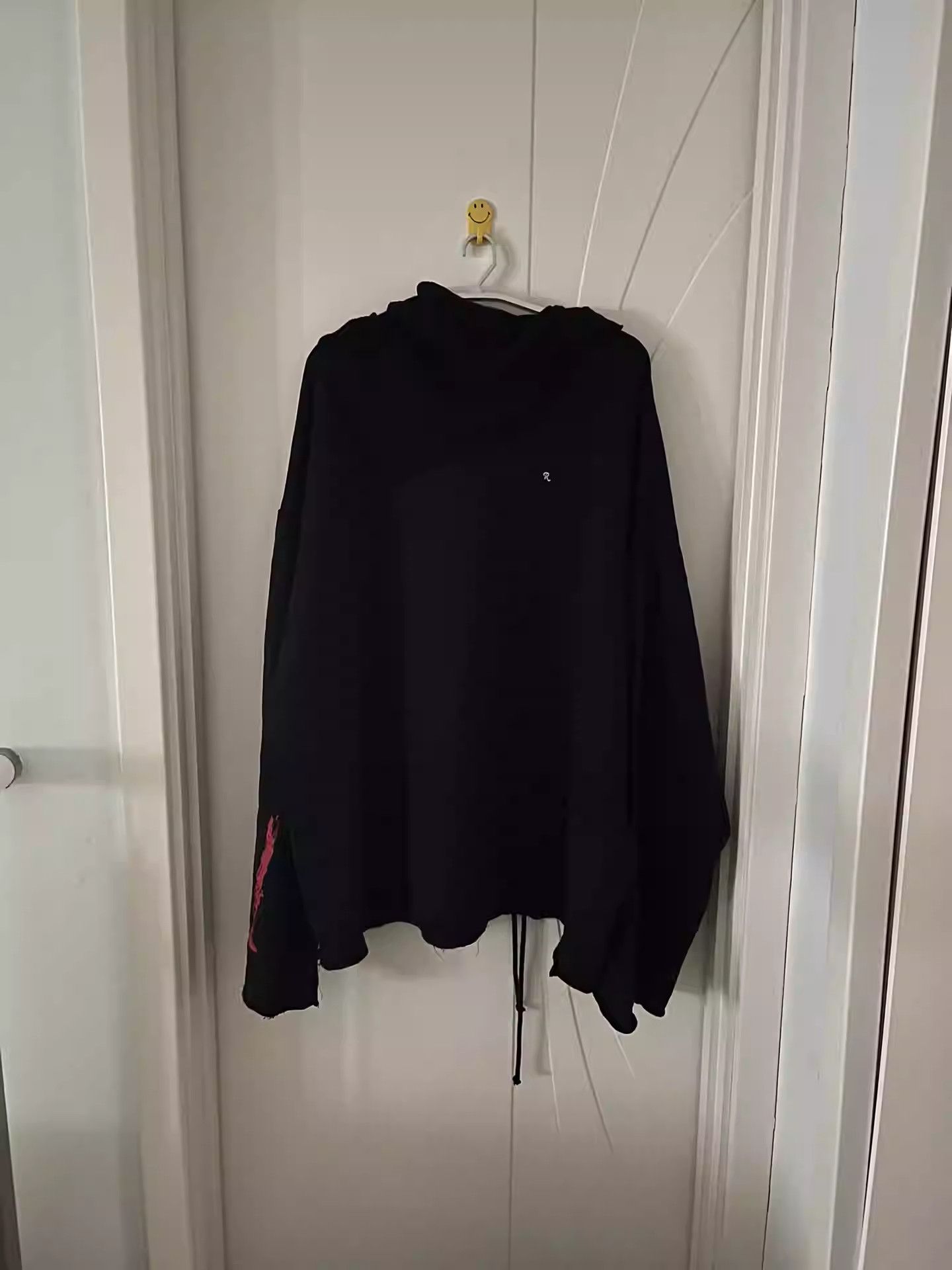 Pre-owned Raf Simons Skeleton Spider Ghost Hand Sweatshirt In Black